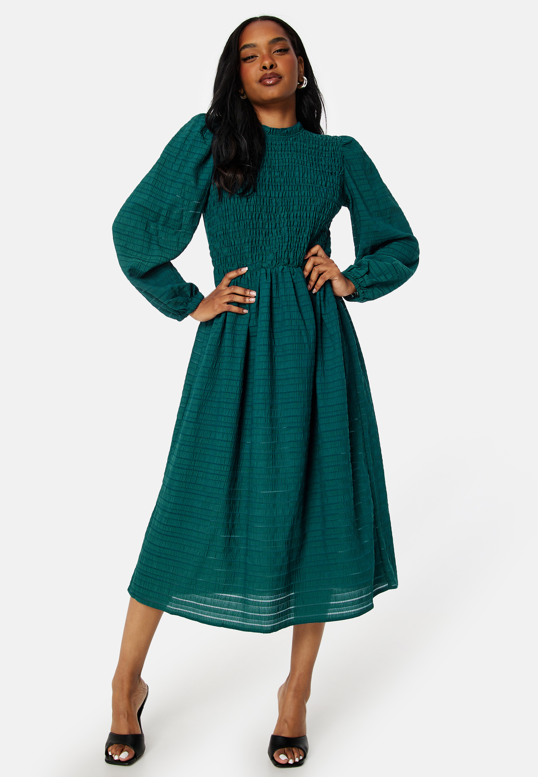 Julis LS Smock Dress