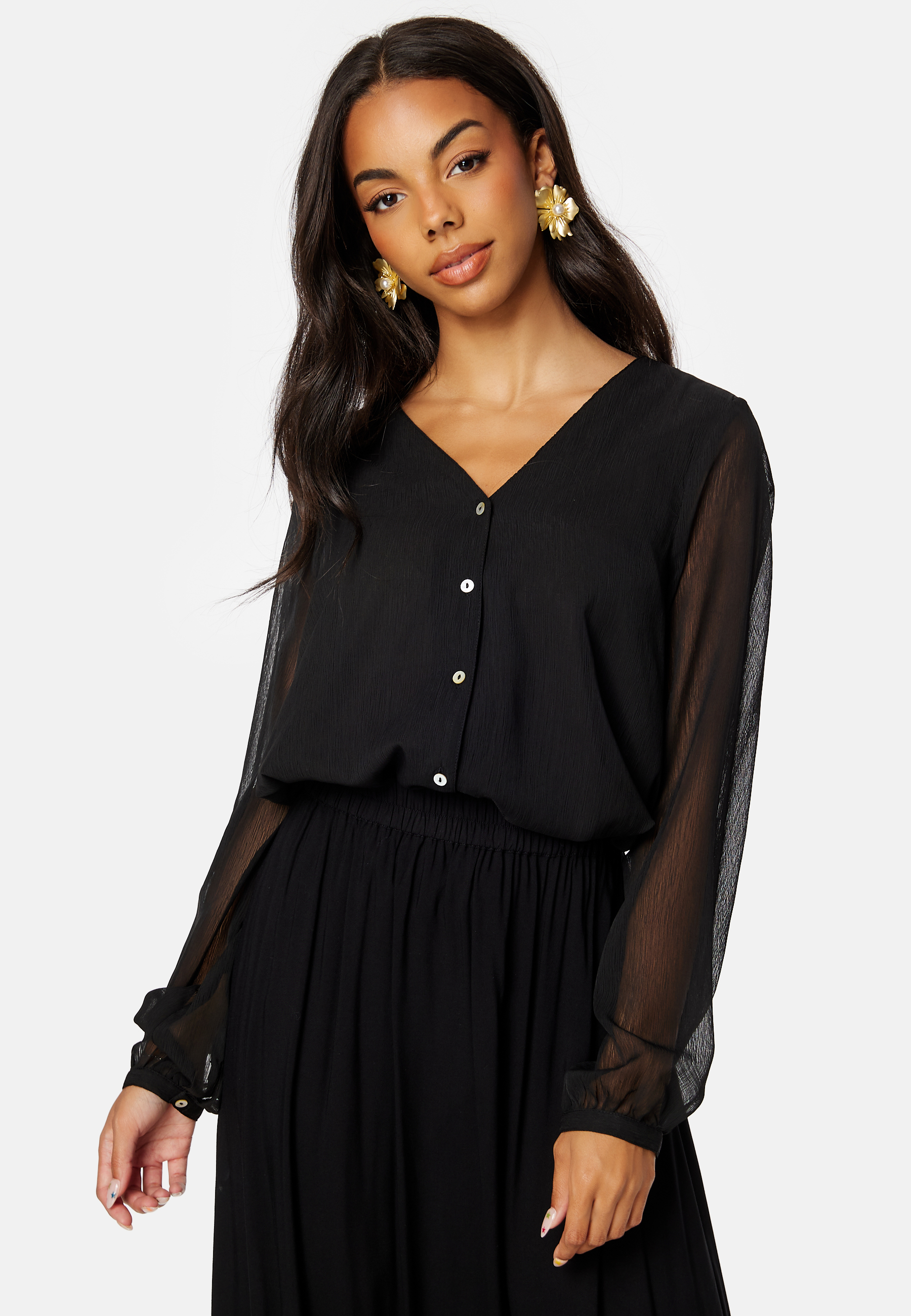 Luna L/S V-Neck Top