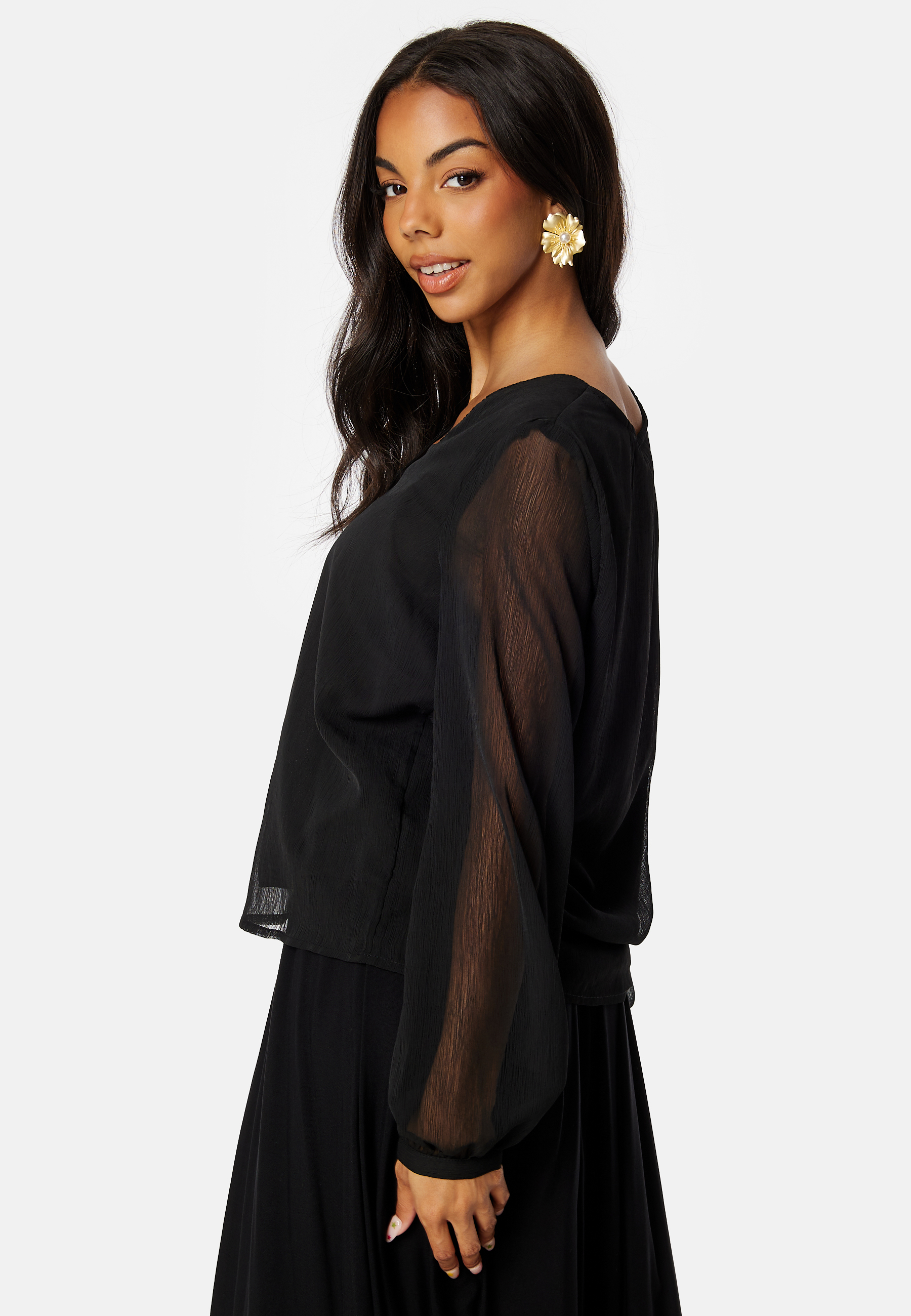 Luna L/S V-Neck Top 2