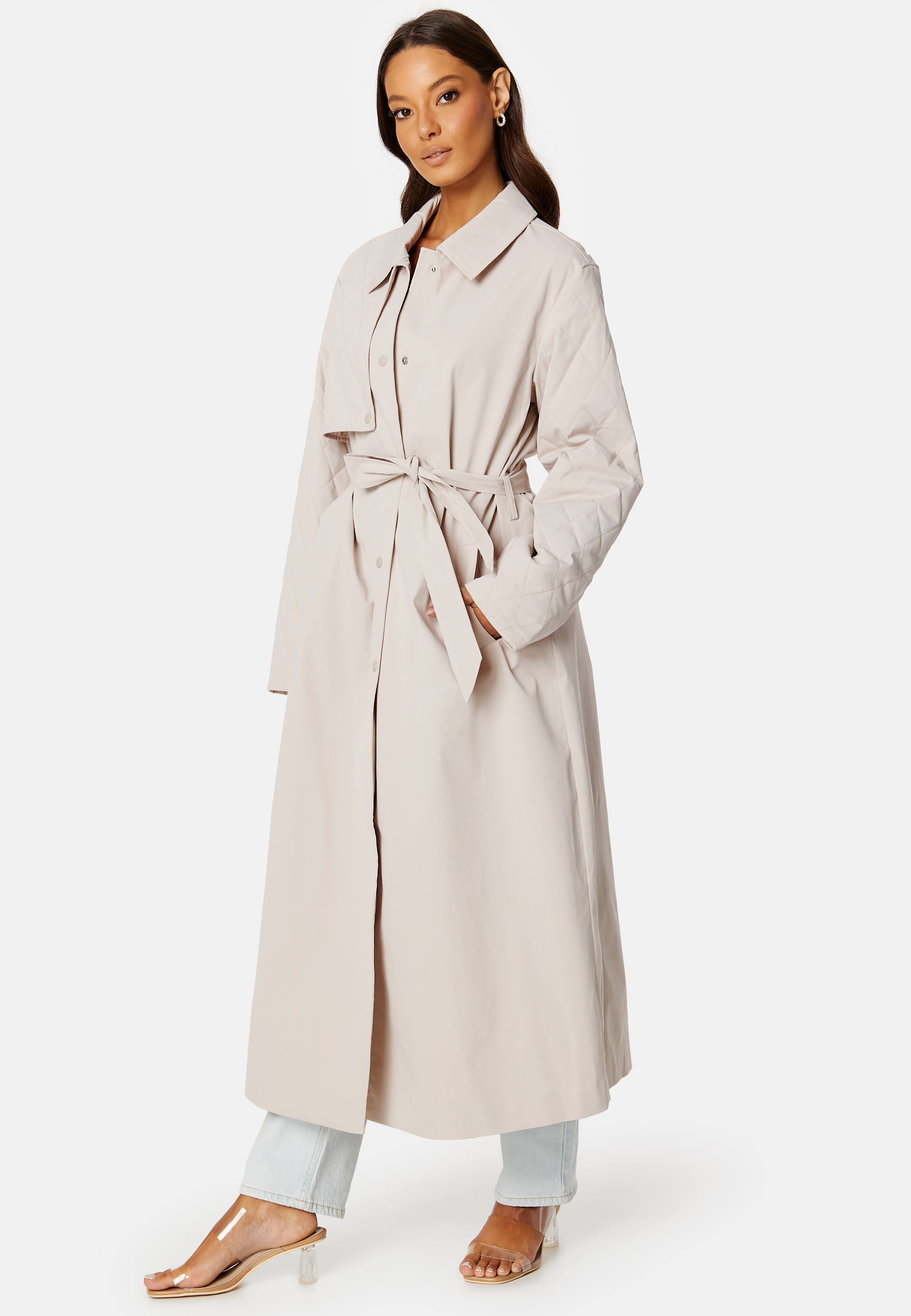 Lyng Mix Quiltted Trenchcoat 2