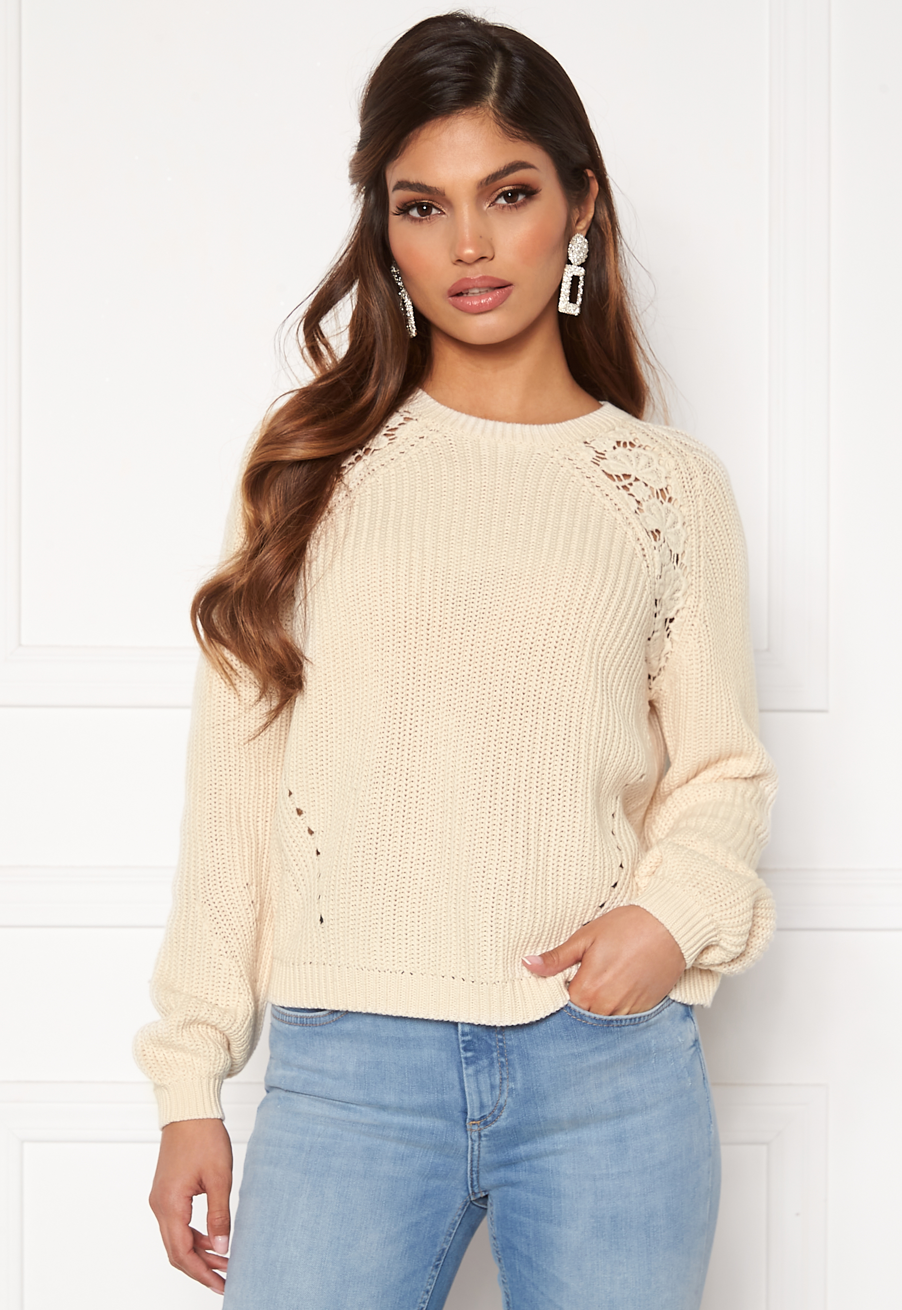 Maga L/S Lace Pullover