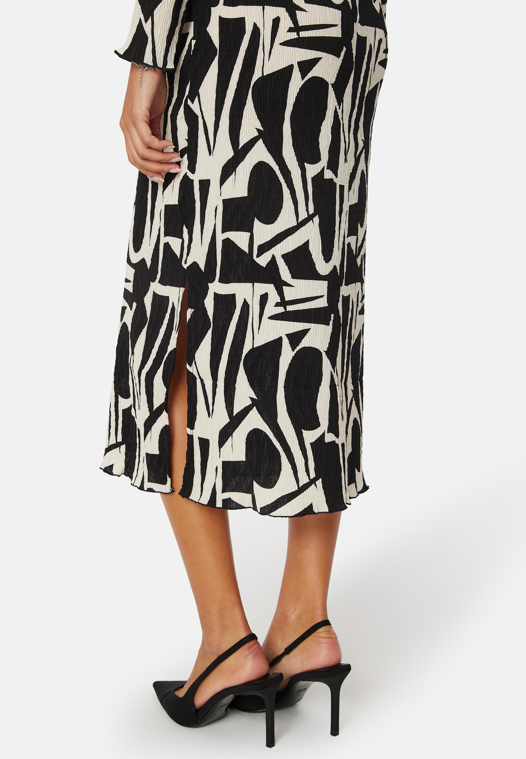 Molly L/S Plisse Dress 8