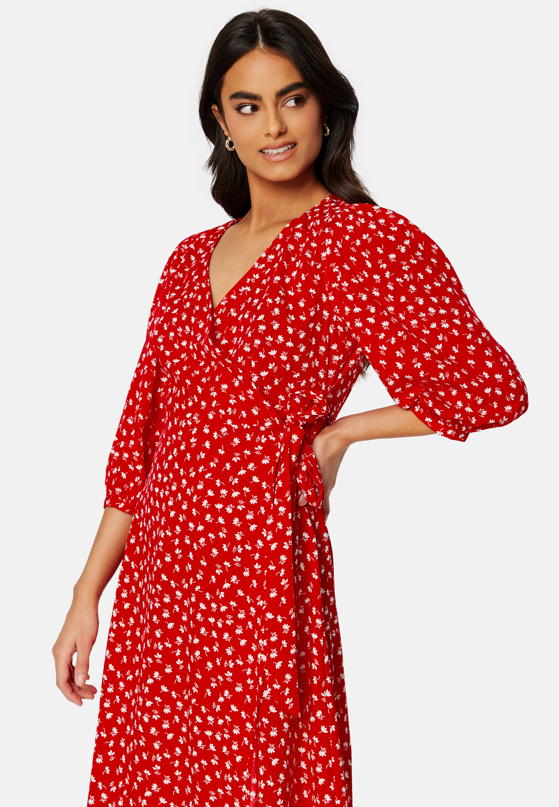 Oliva Wrap Midi Dress 2