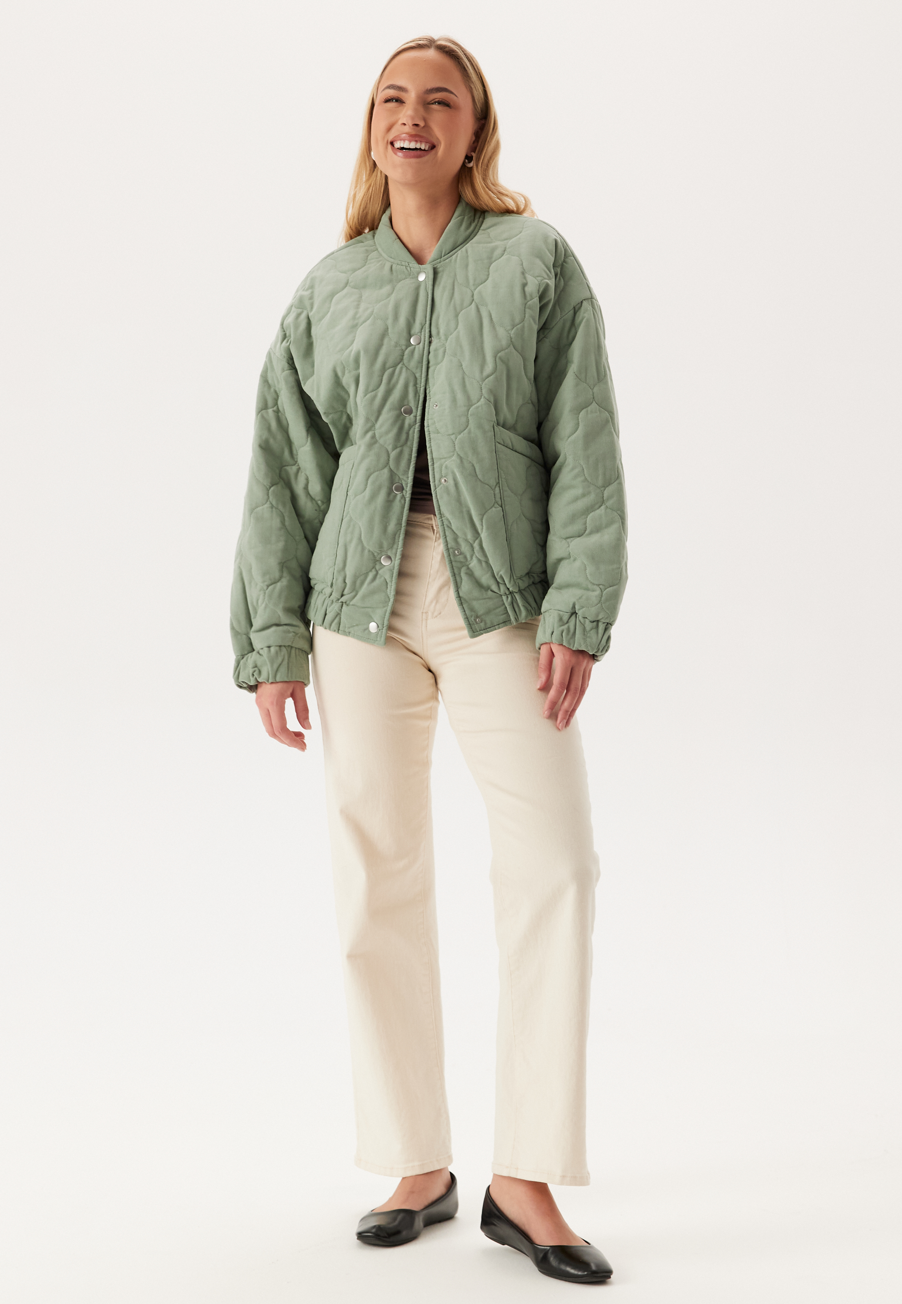 Onlaime L/S CORD QUILT JACKET 2