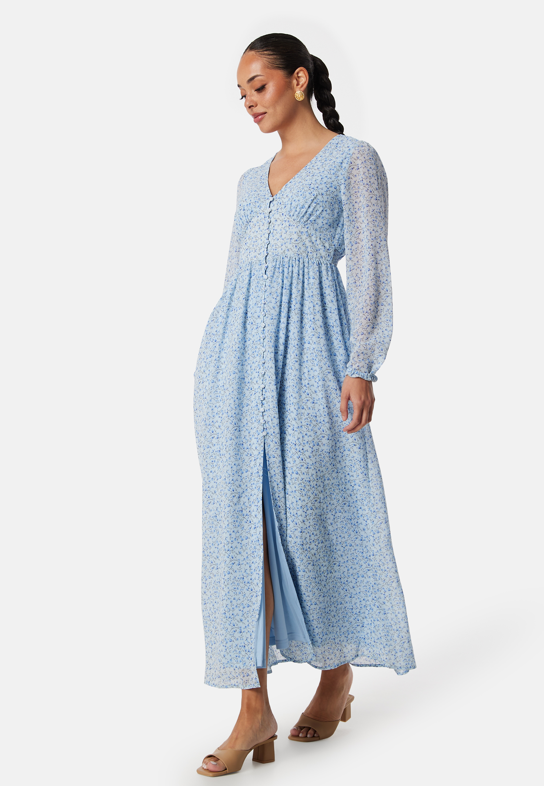 Amanda L/S Long Dress
