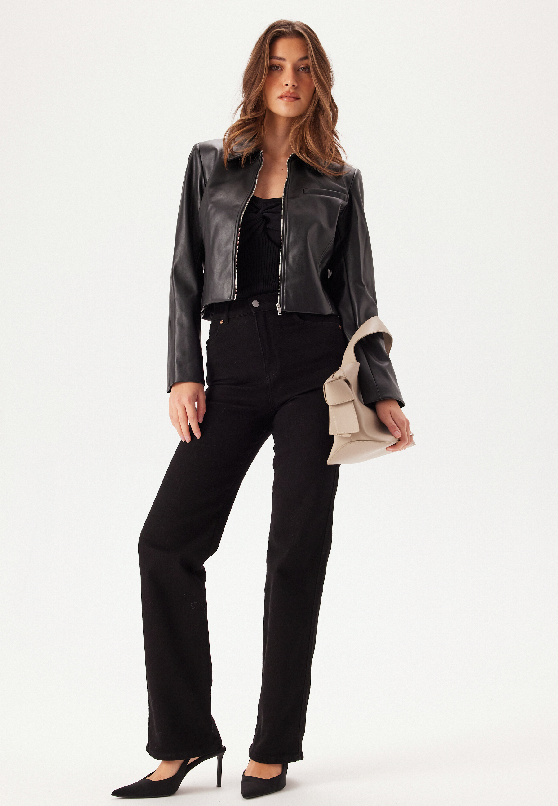 Onlamili L/S ZIP FAUX LEA JACK 2