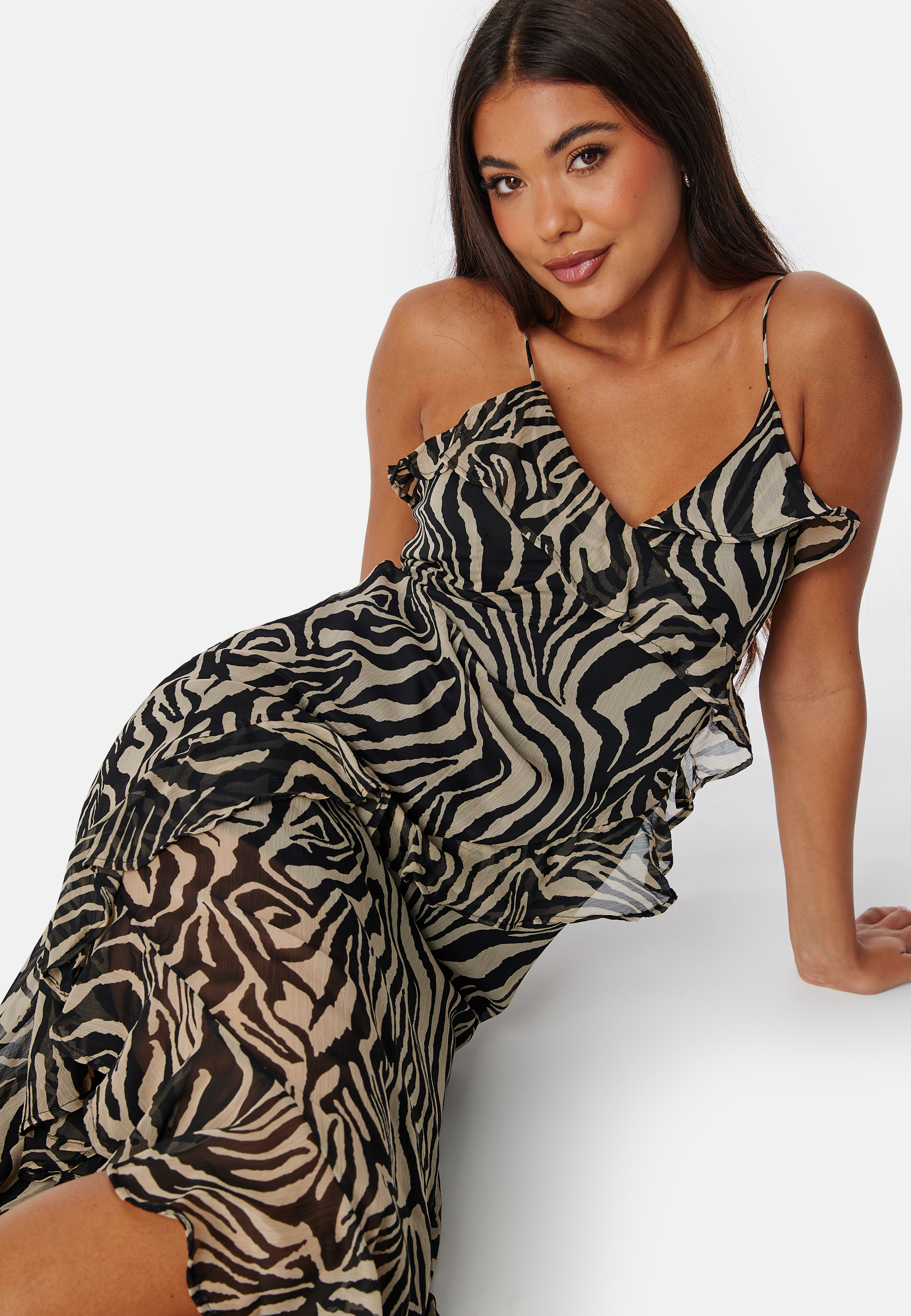 Onlasta life strap frill ankel dress 3