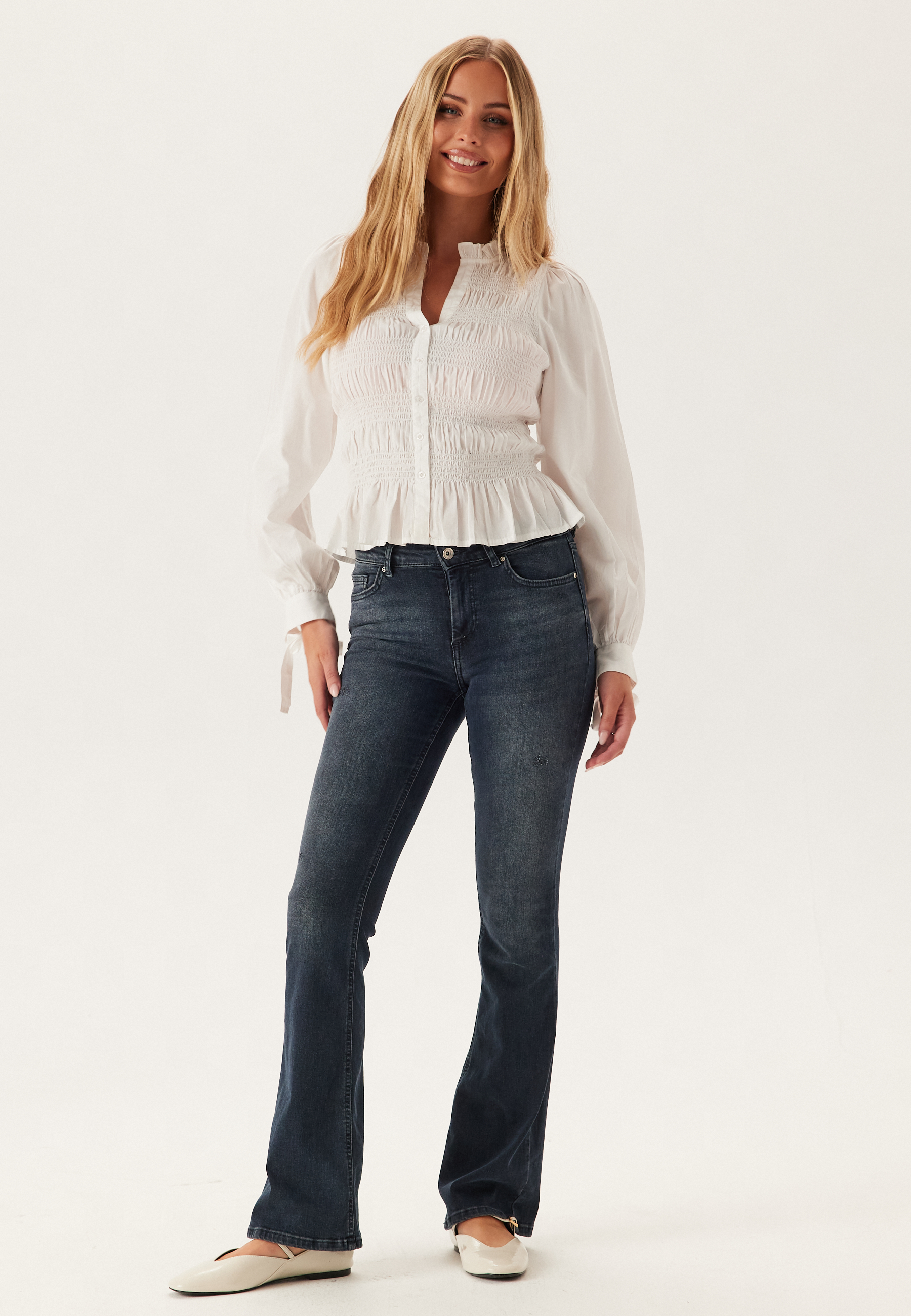 Onlblush Mid Flared Dnm Rea409