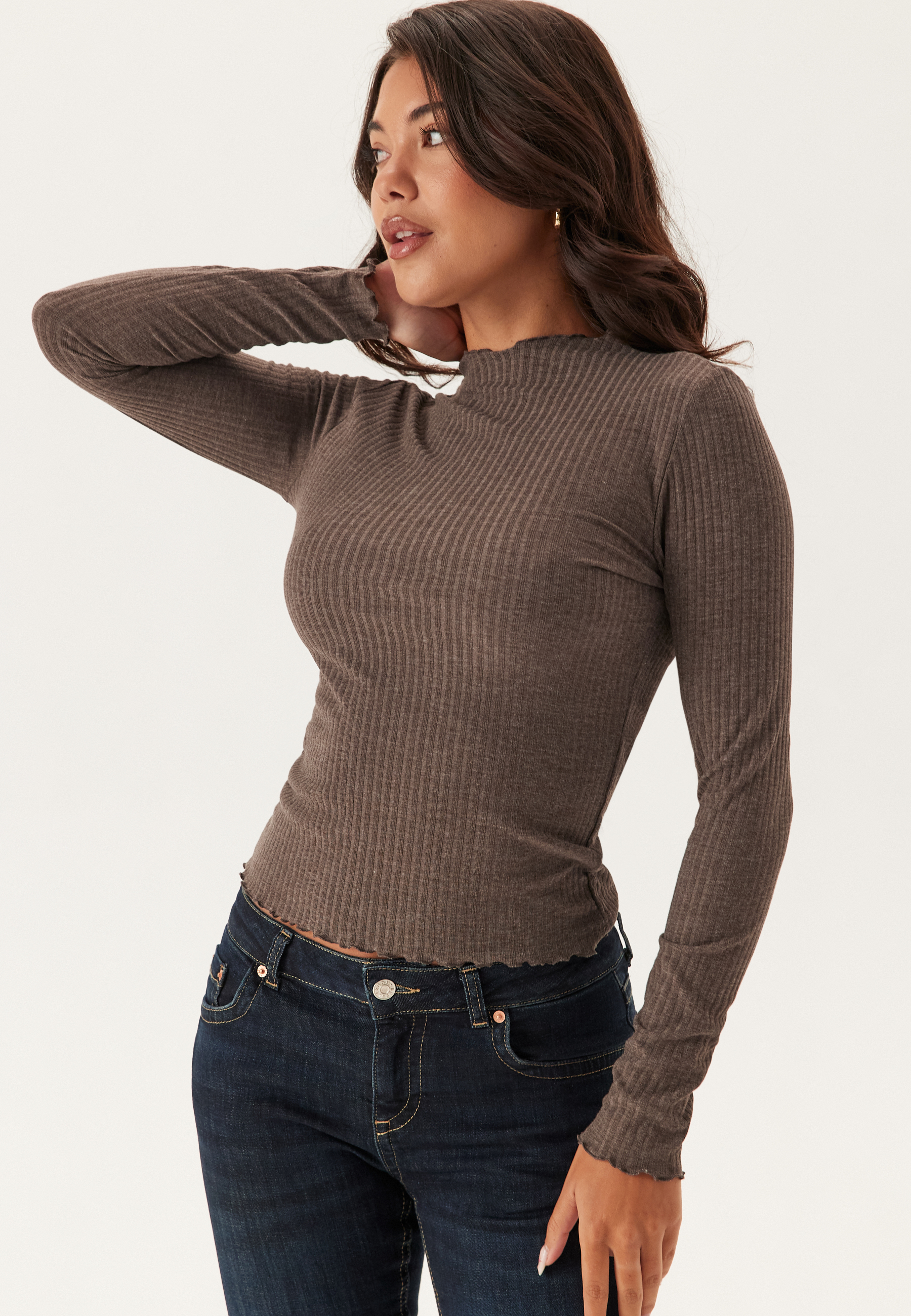Onlemma L/S High Neck Top