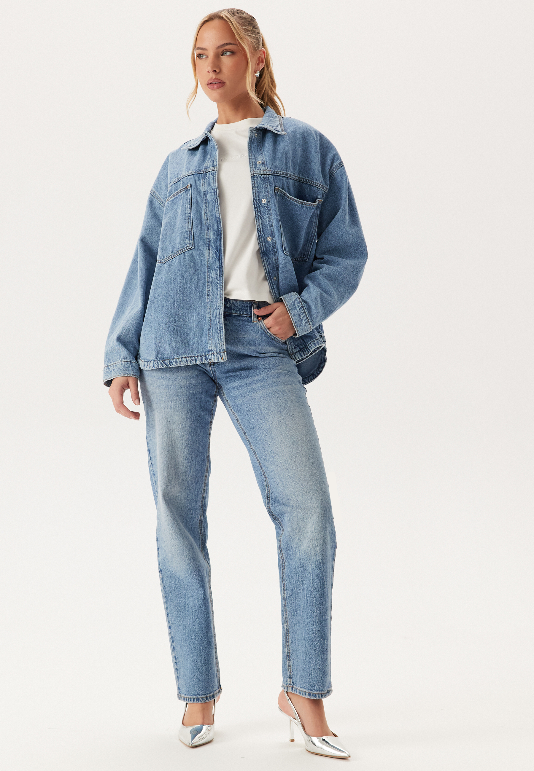 Onlemmie L/S SHIRT MB DNM  SHI 3