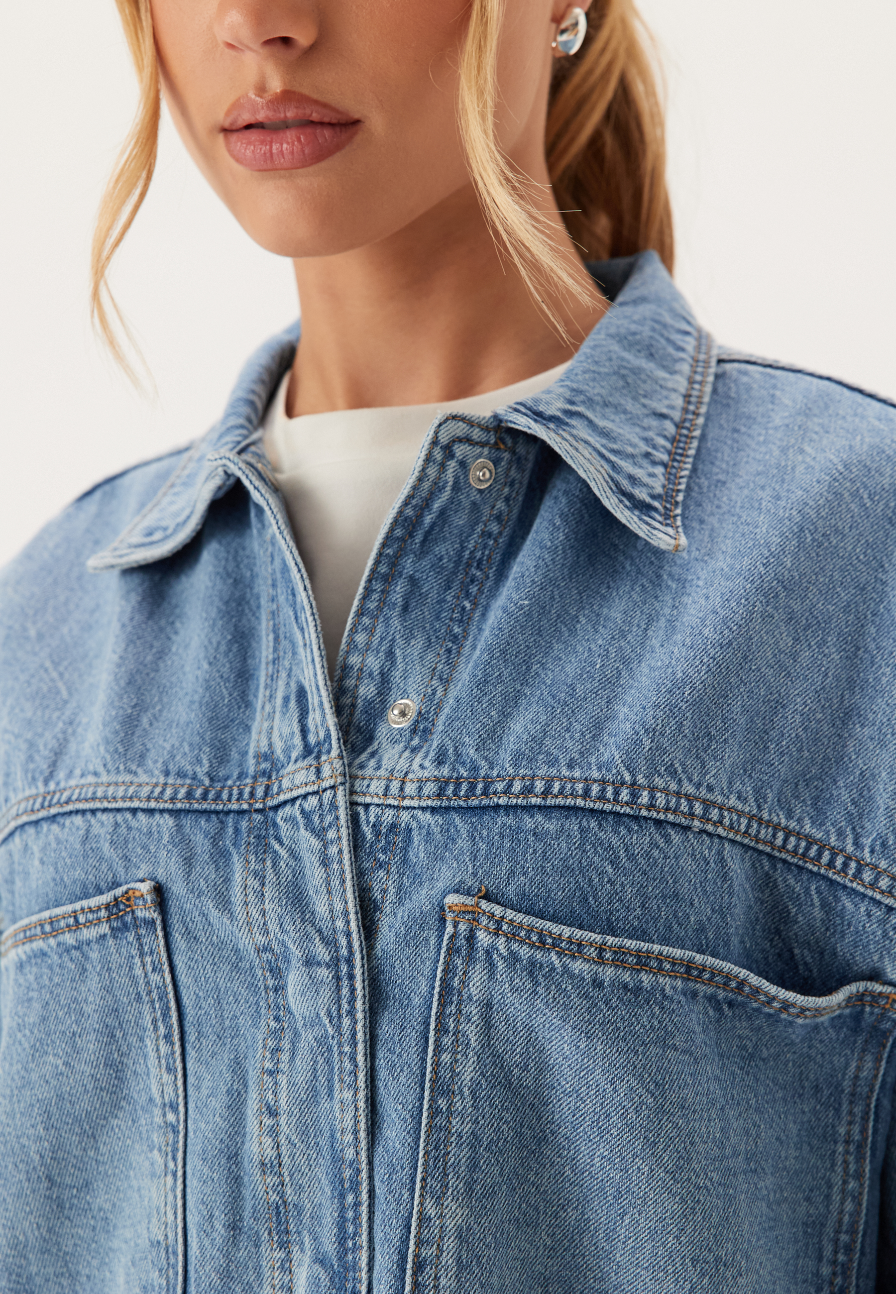 Onlemmie L/S SHIRT MB DNM  SHI 4
