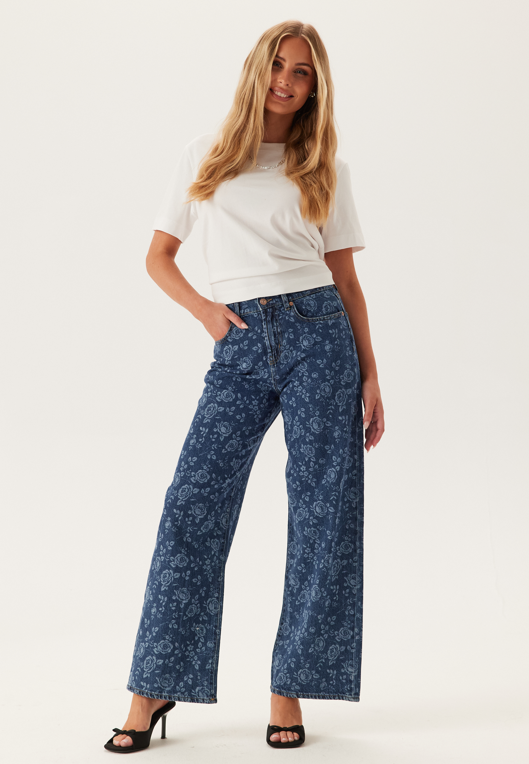 Onlhope Ex Hw Wide Rose Aop Dn