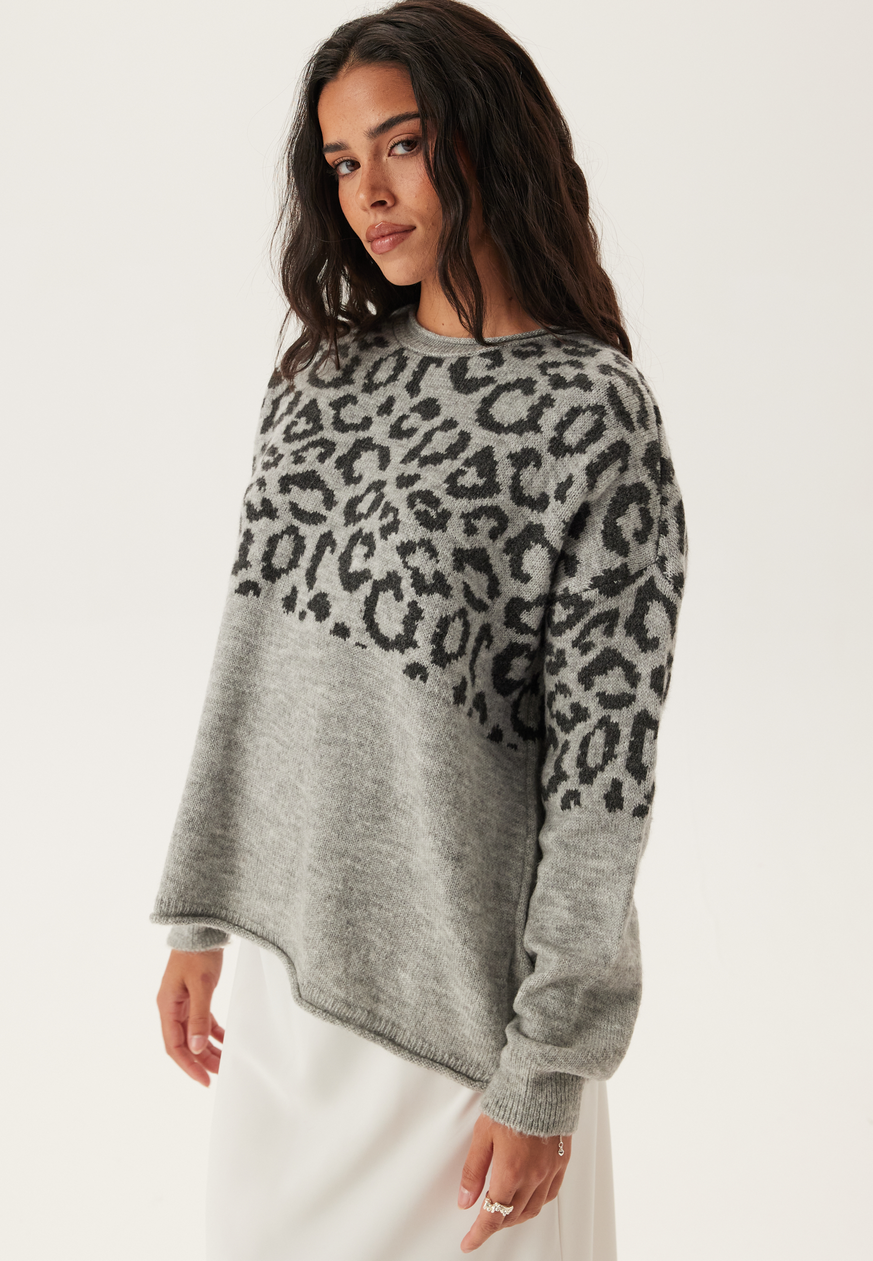Onljade Animal Ls O-neck Knt