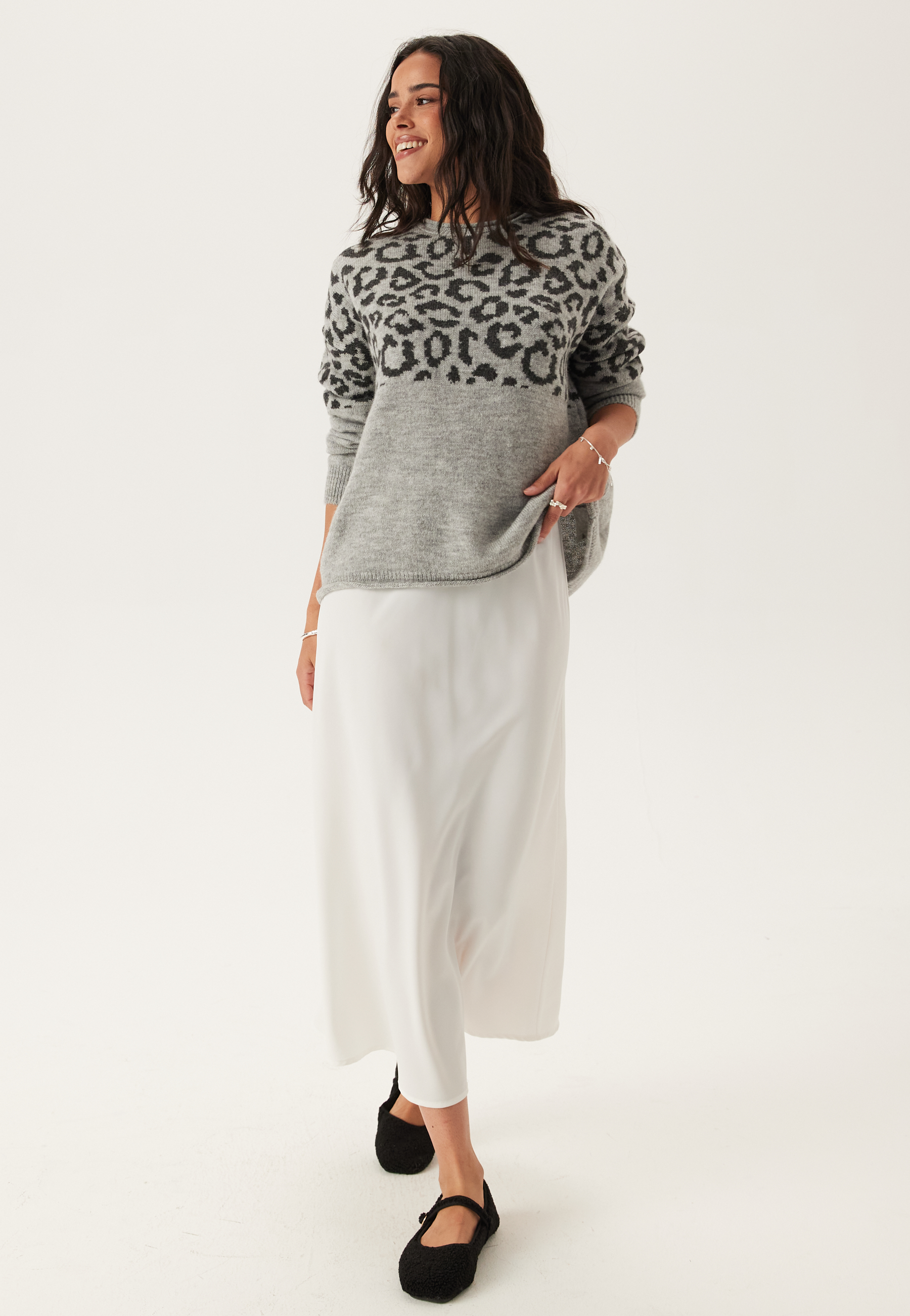 Onljade Animal Ls O-neck Knt 3