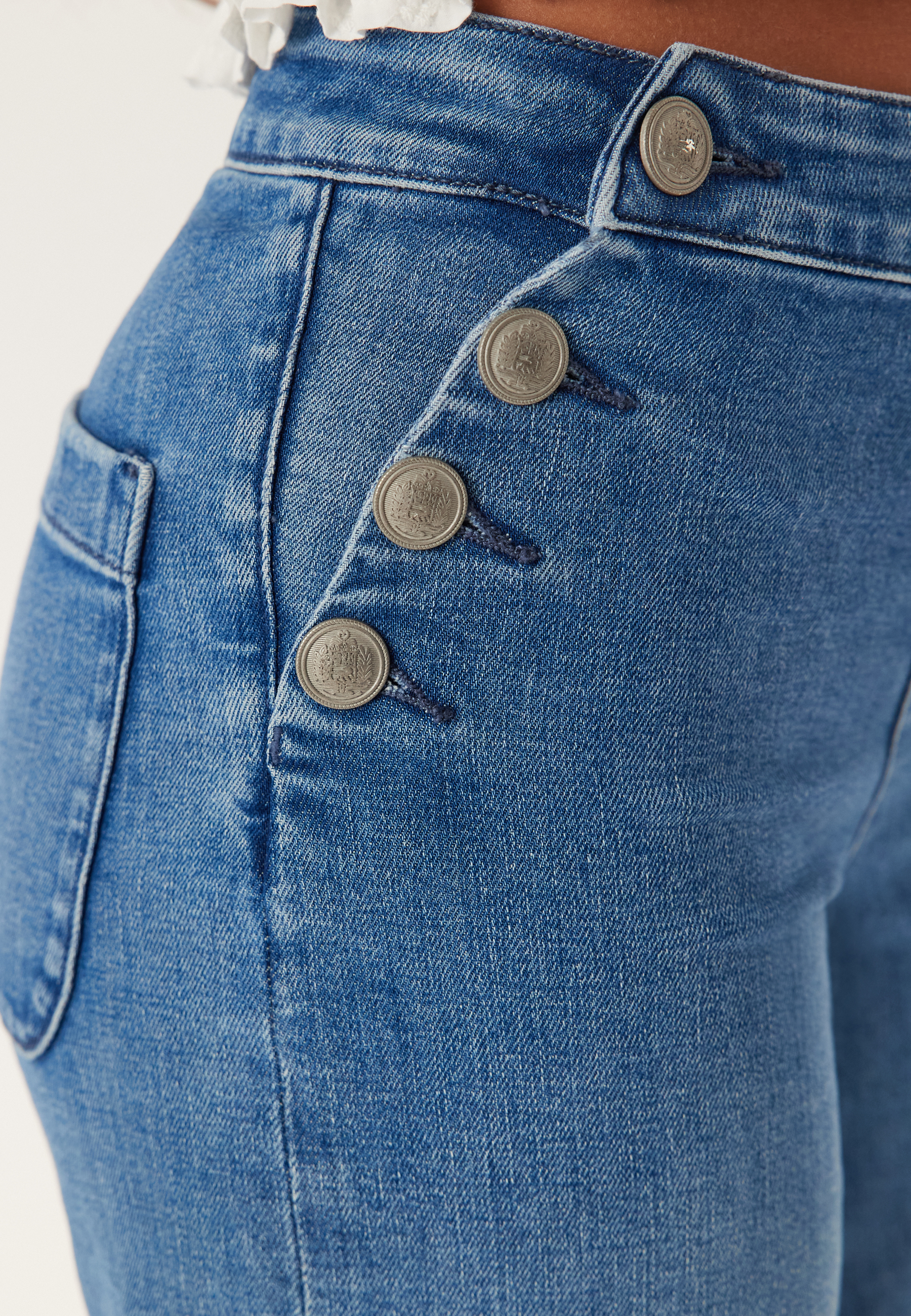 Onlmadison Hw Button Wide Dnm 3