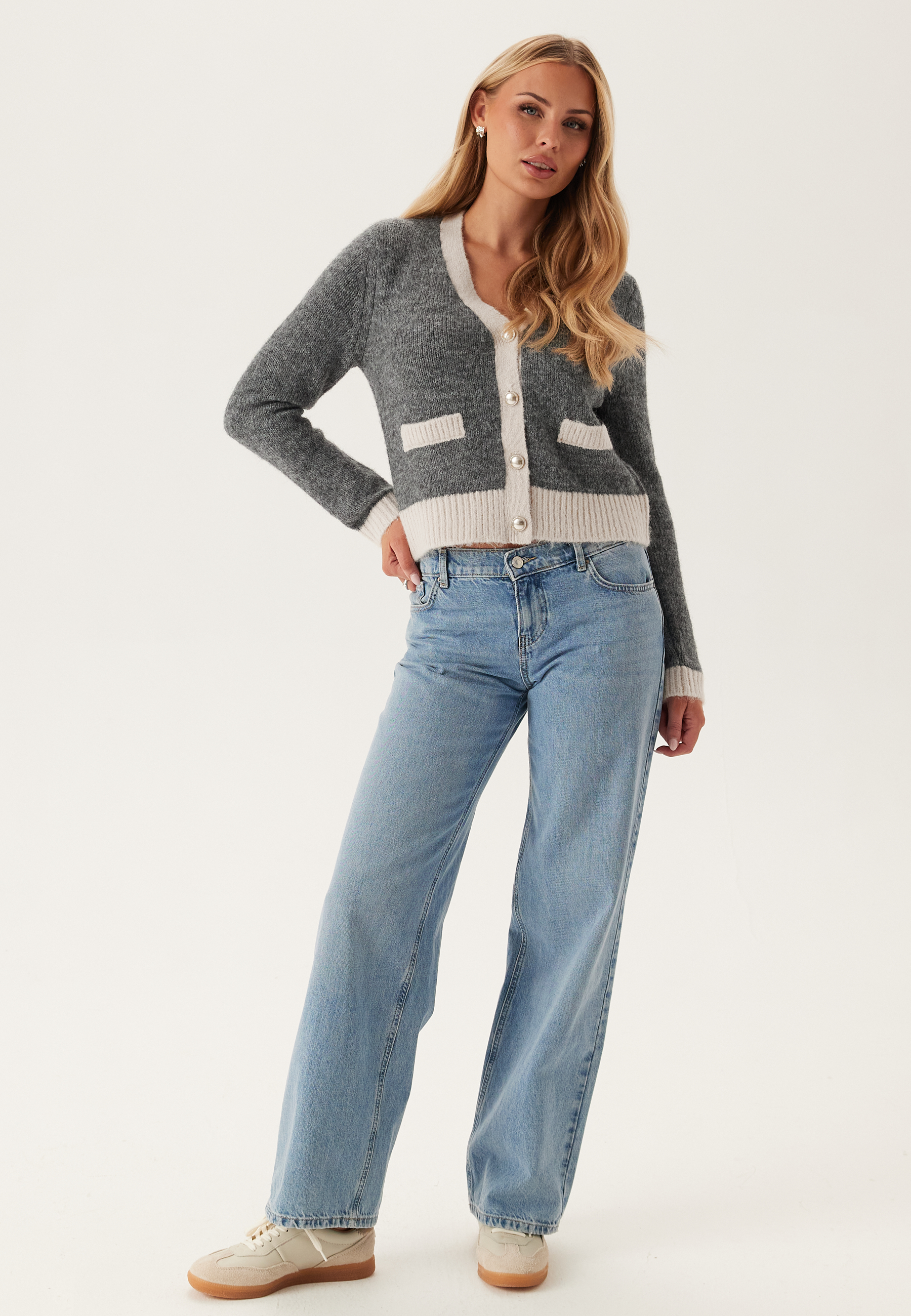 Onlmaggie Life Ls V-neck Cardi 3