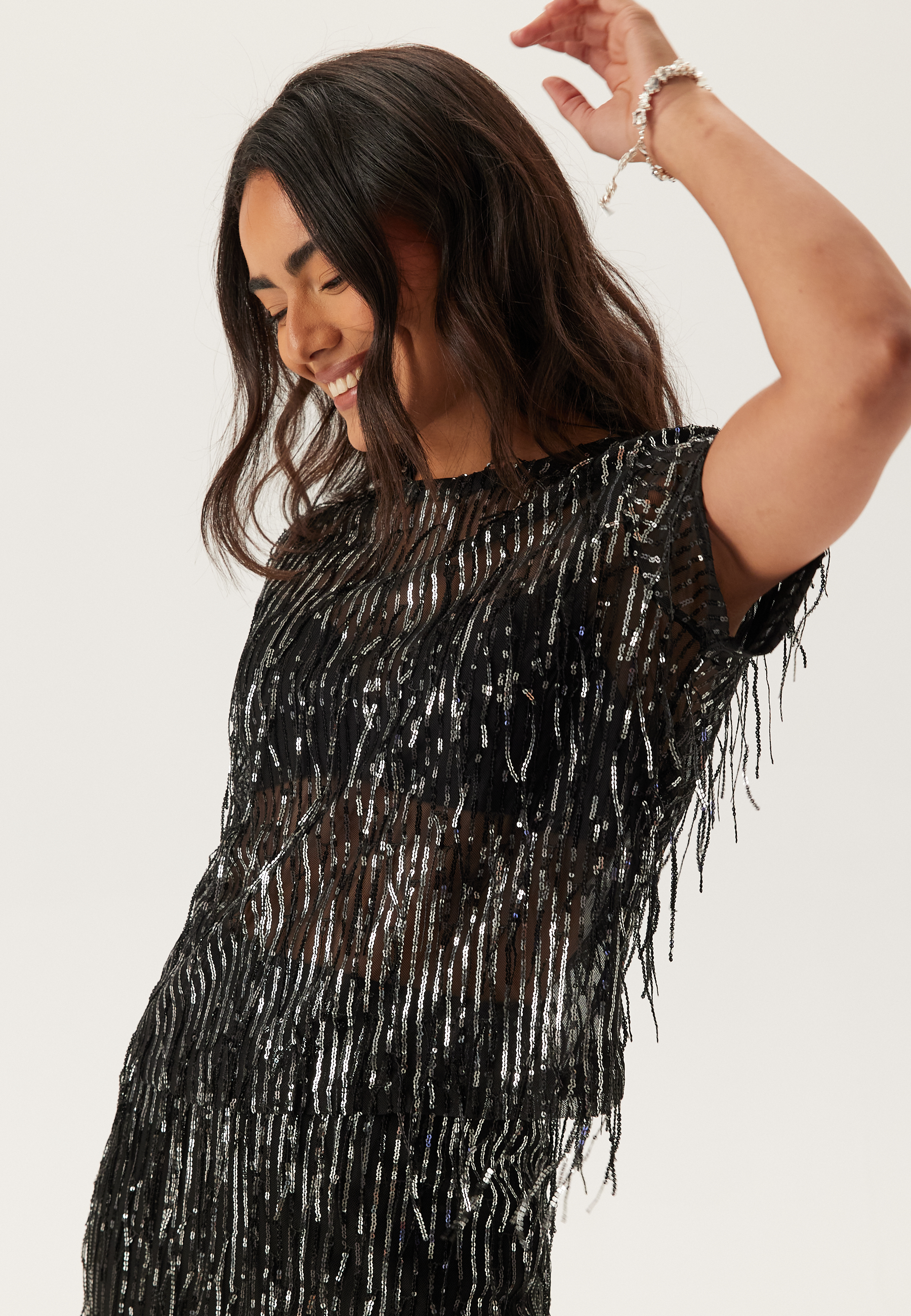 Onlspacy Ss Sequins Top 1