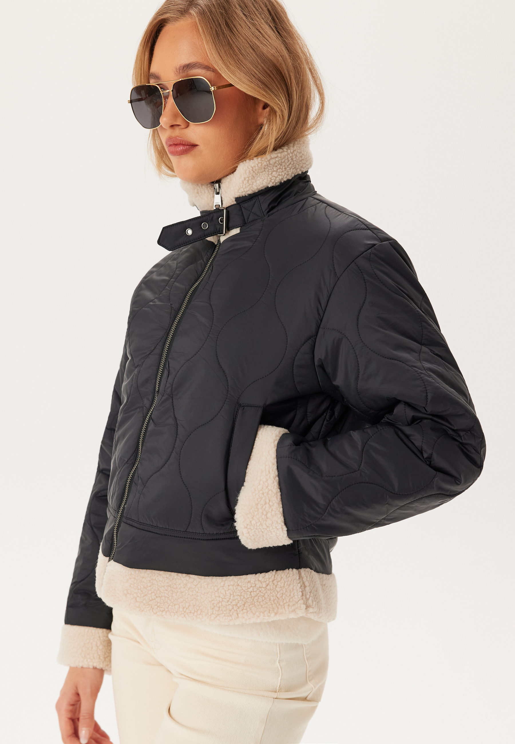 Onlvania Quilted Aviator Jacke 2