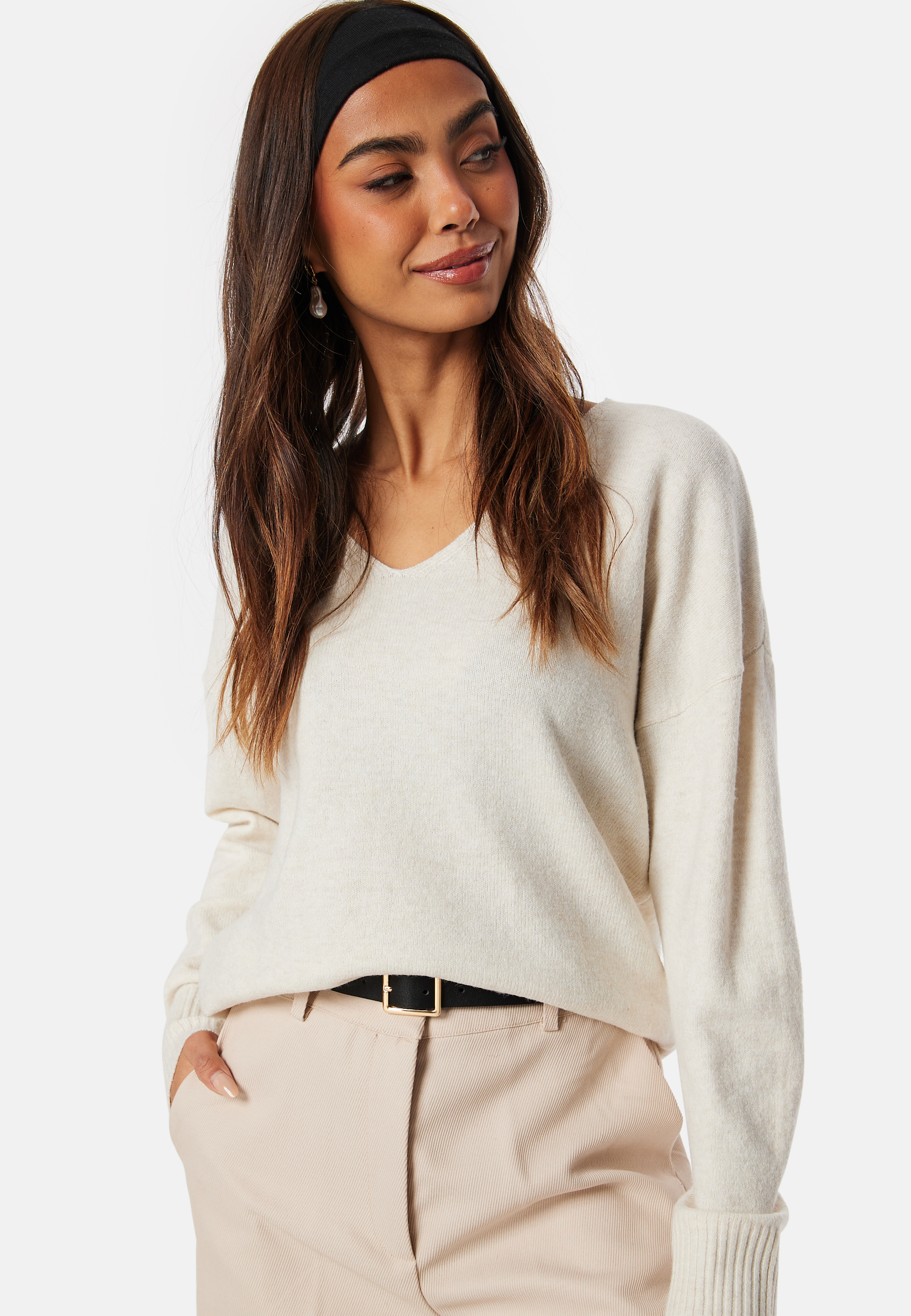 Onlrica Life L/S V-Neck Pullover Knit