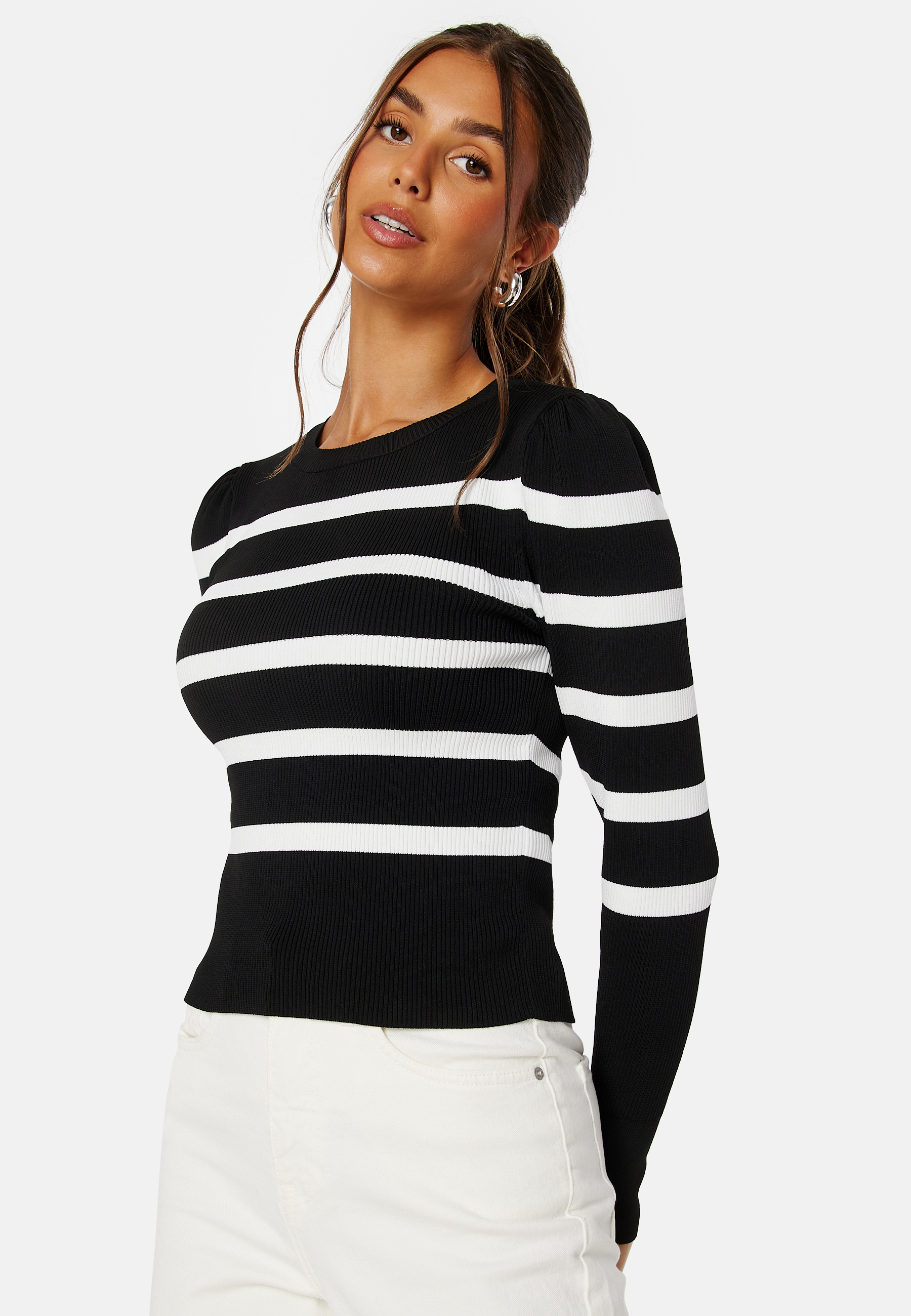 Sally L/S Puff Pullover