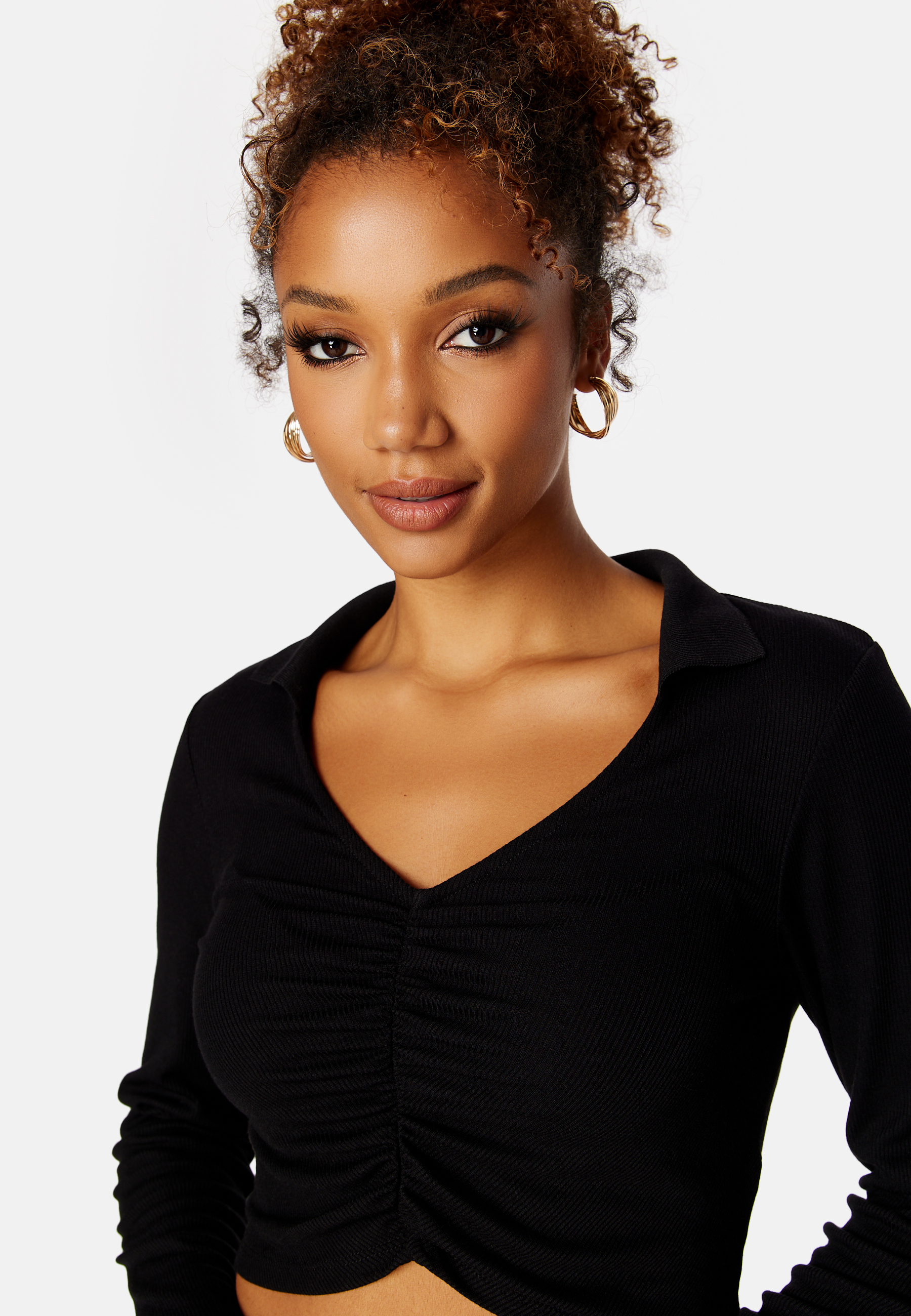 Siva L/S Collar Short Top 2