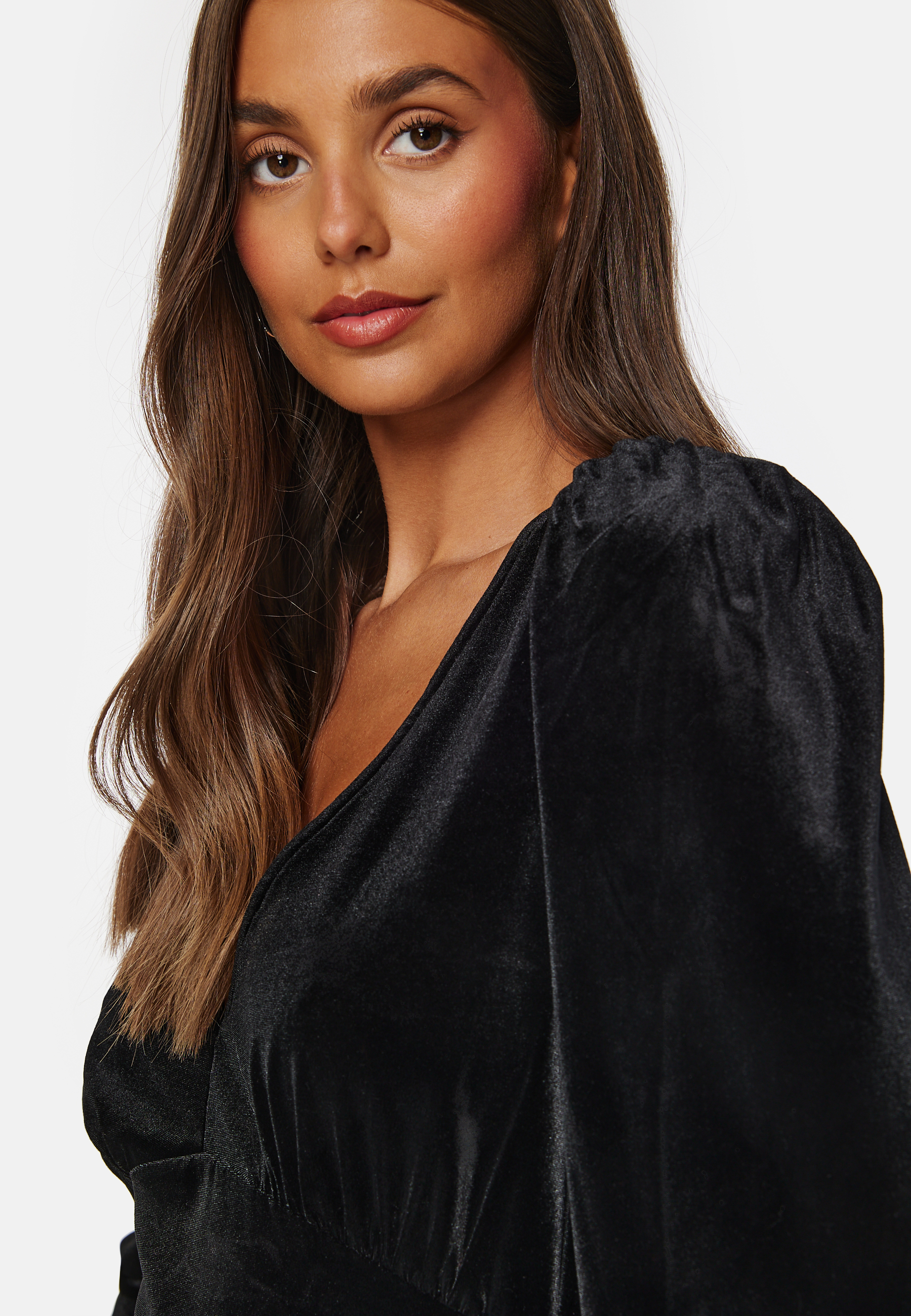 Smooth L/S V-Neck Dress 2