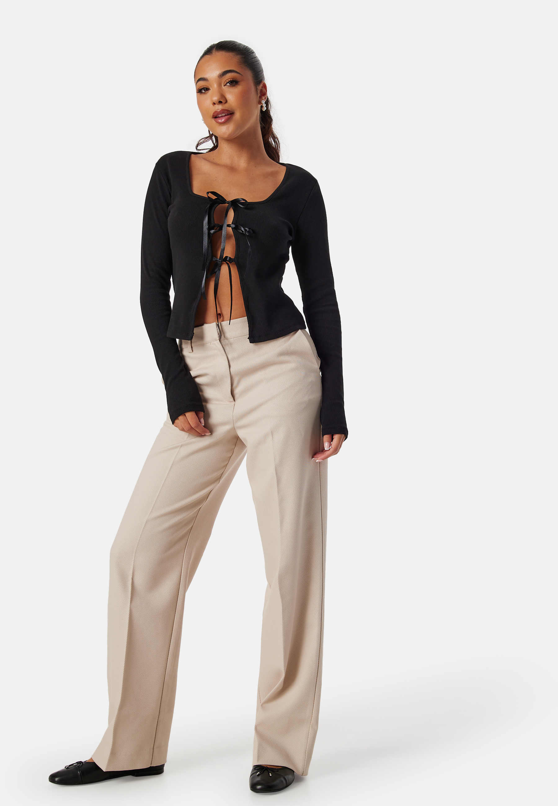 Pcbonnie Ls Square Neck Top D2 2