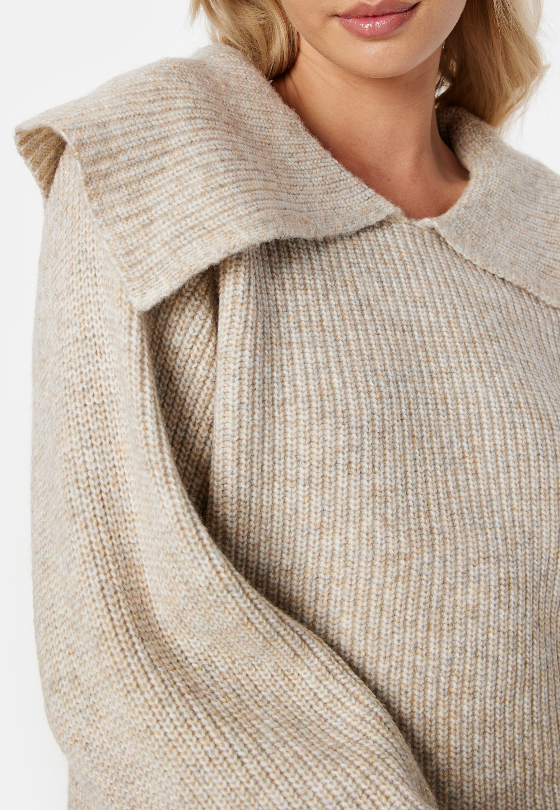 Fade LS Collar Neck Knit 4