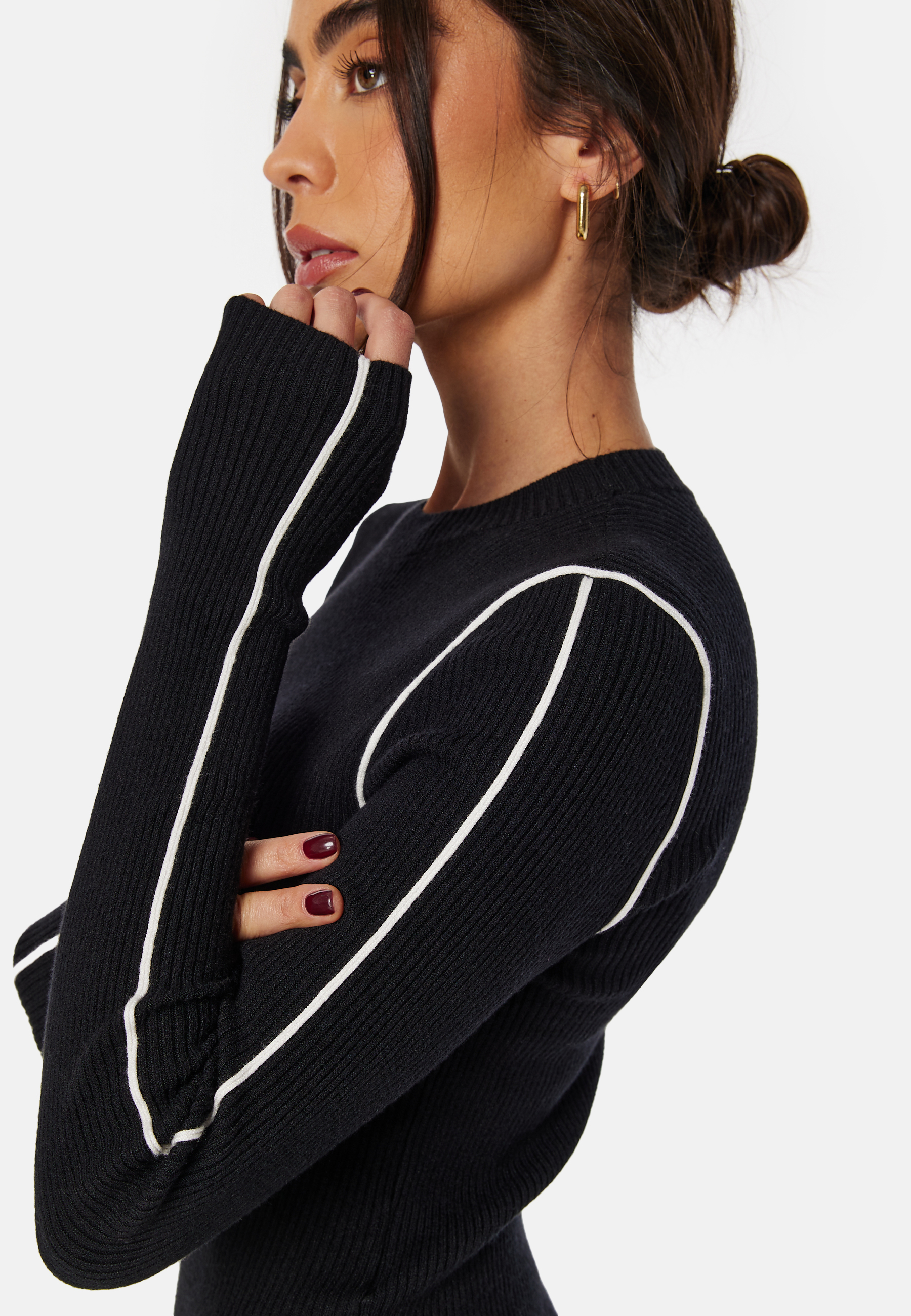 Falke Slim Piping Knit Dress 3