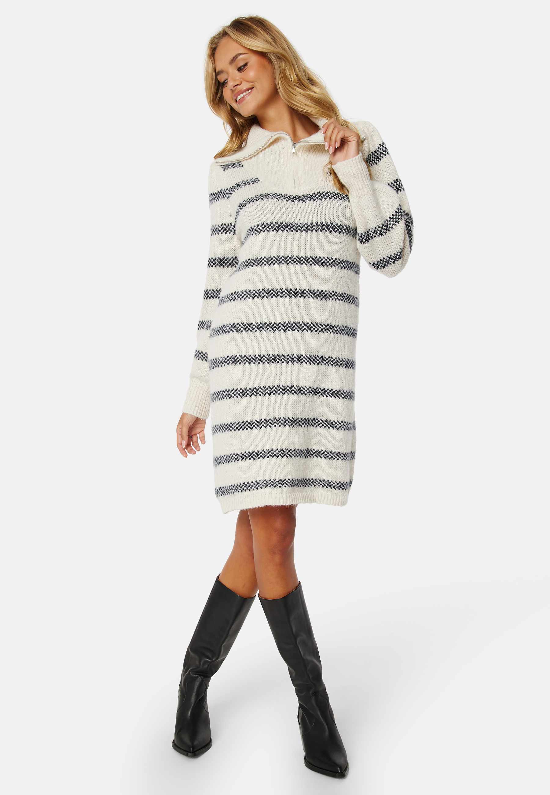 Jadine Half Zip Knit Dress 3