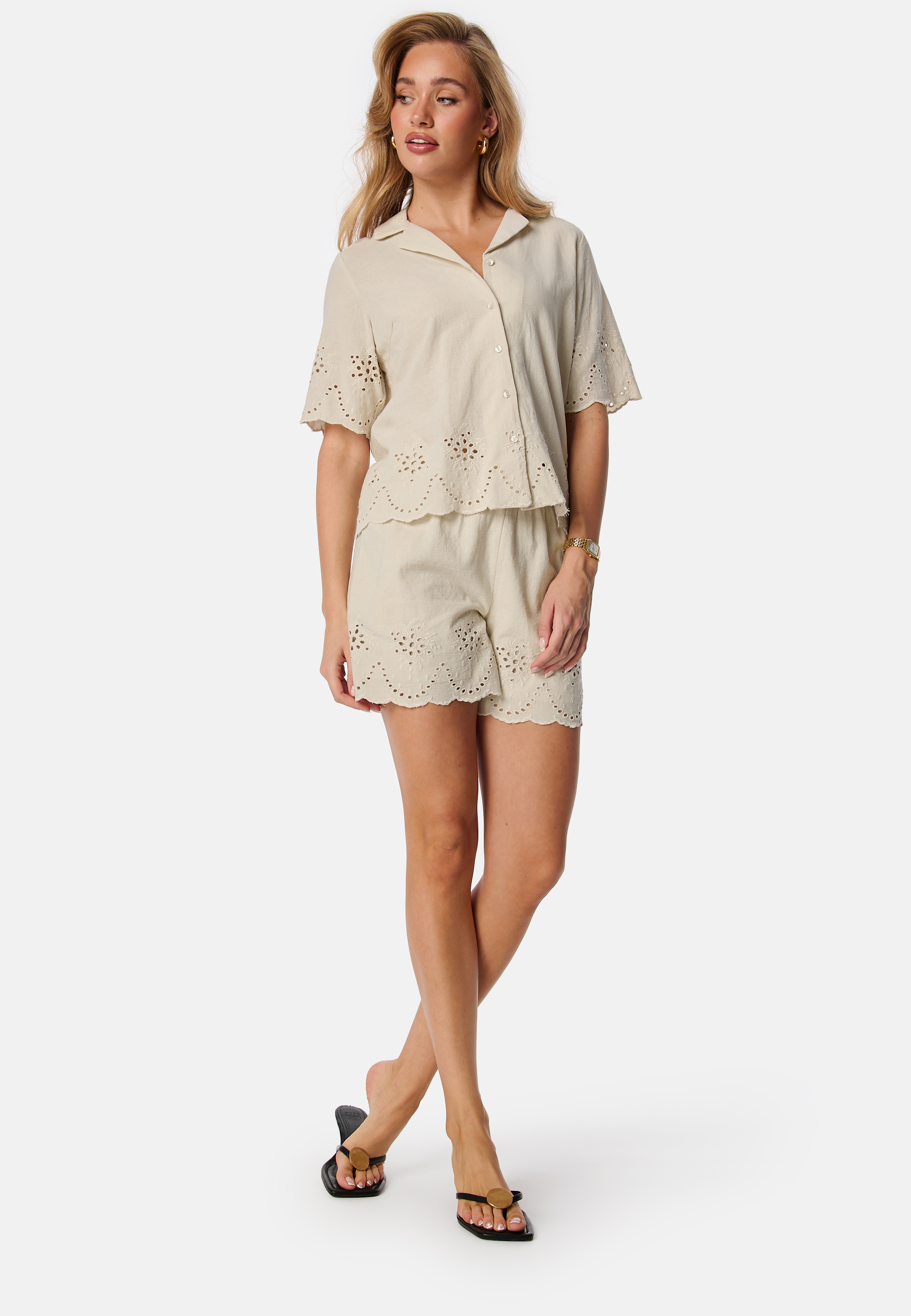 Pcalmina Embroidery Shirt 2