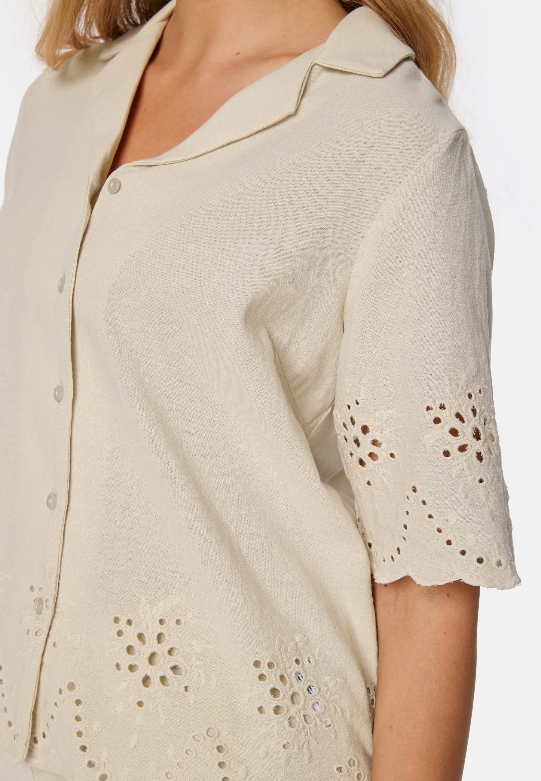 Pcalmina Embroidery Shirt 3