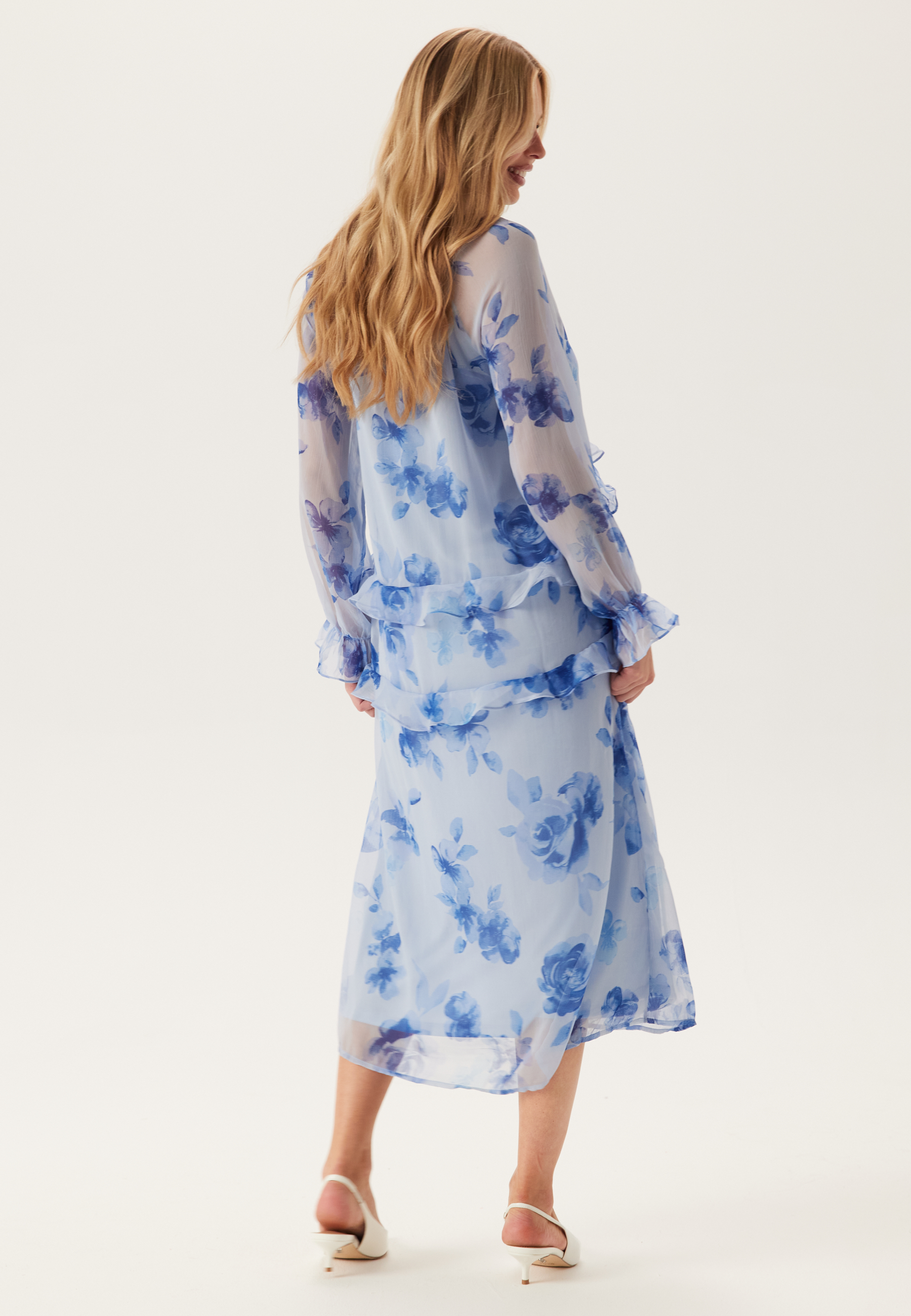 Pcclara Ls Long V-neck Dress 2