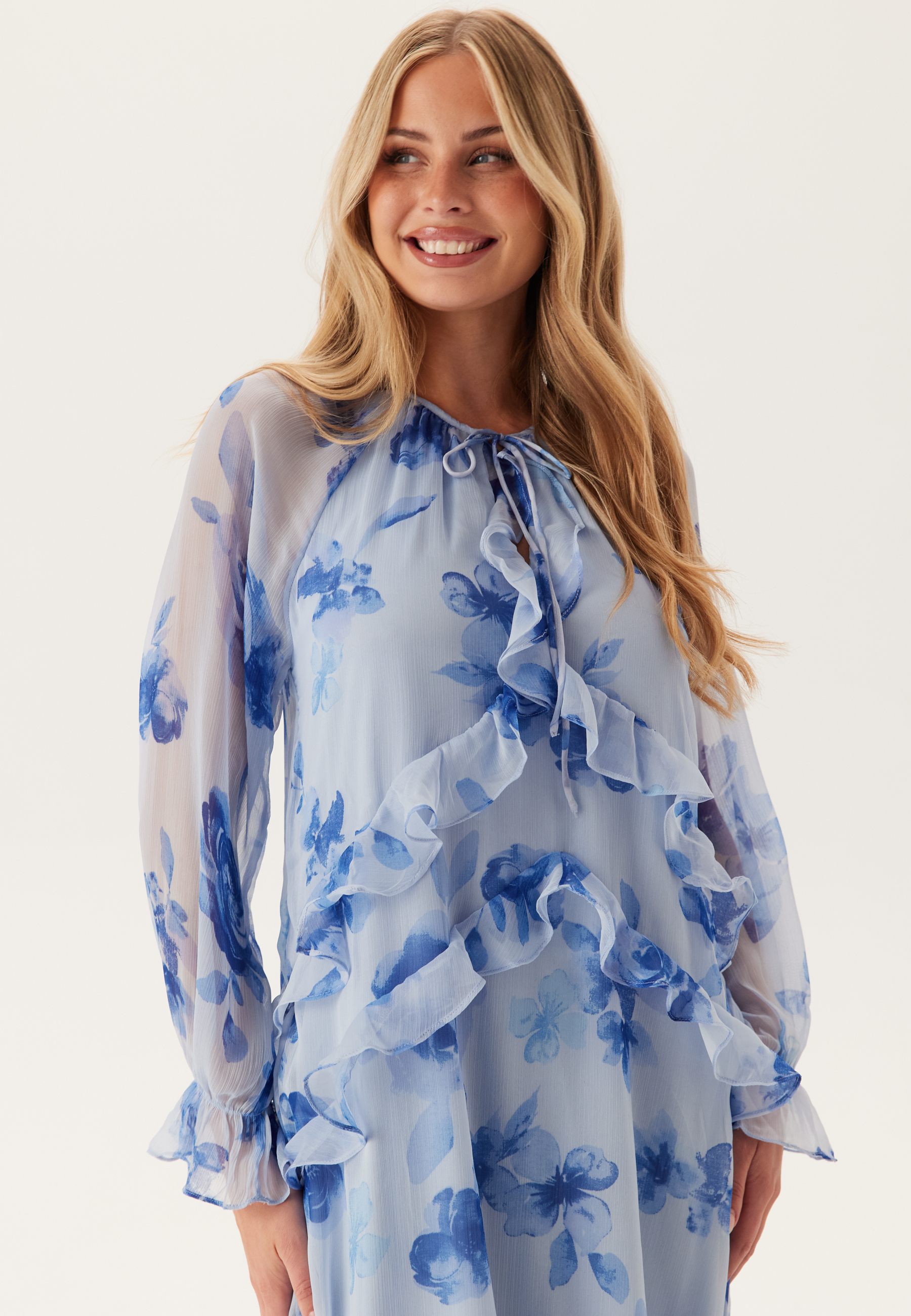 Pcclara Ls Long V-neck Dress 3