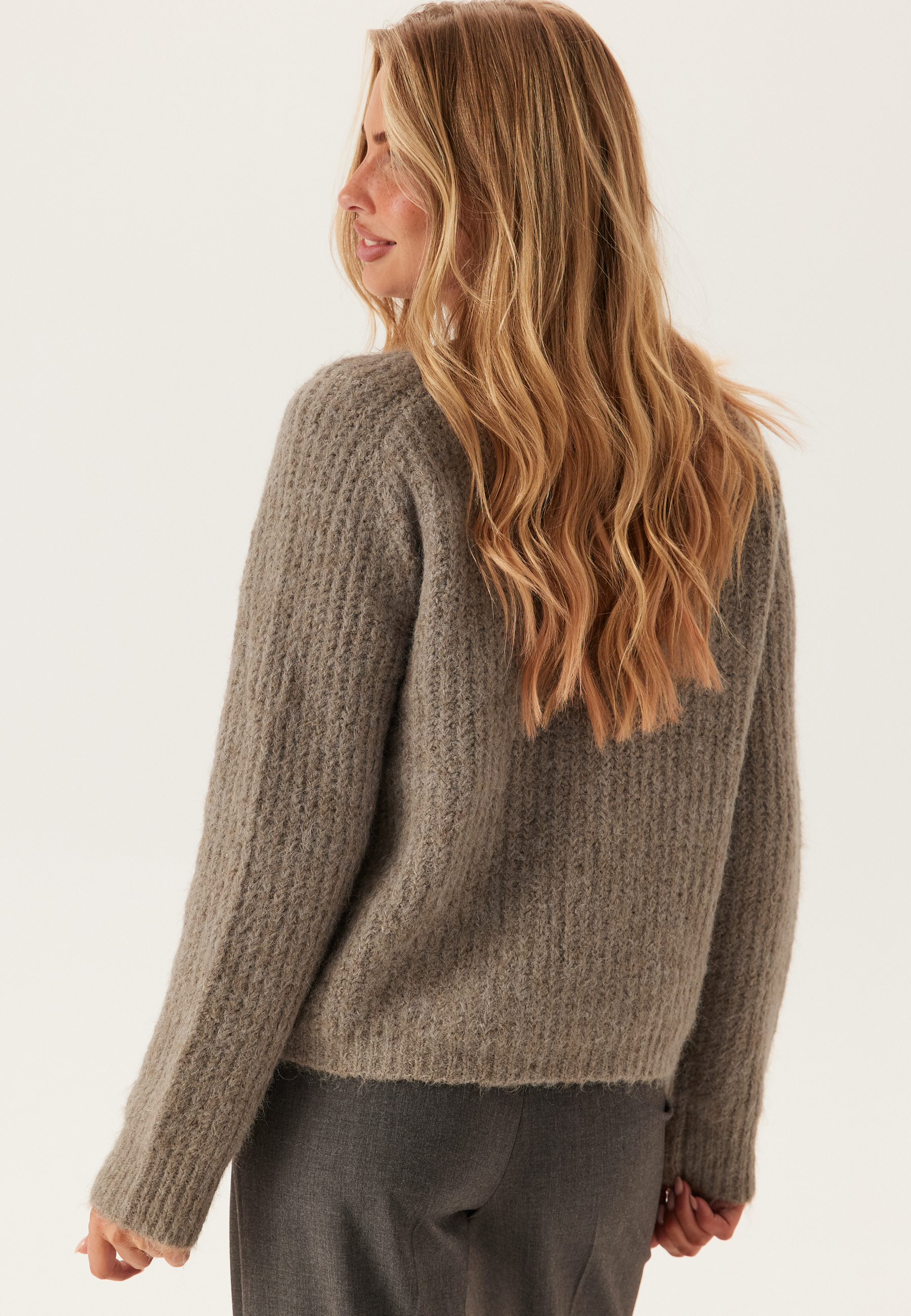 Pccleo Ls O-neck Chunky Knit 2