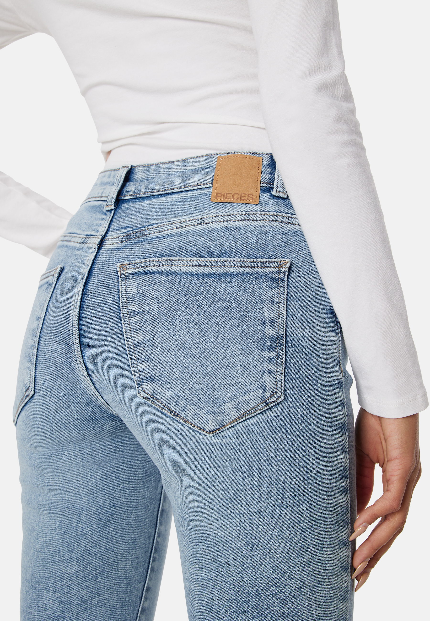 Pcdana Mid Waist Skinny Jeans 3