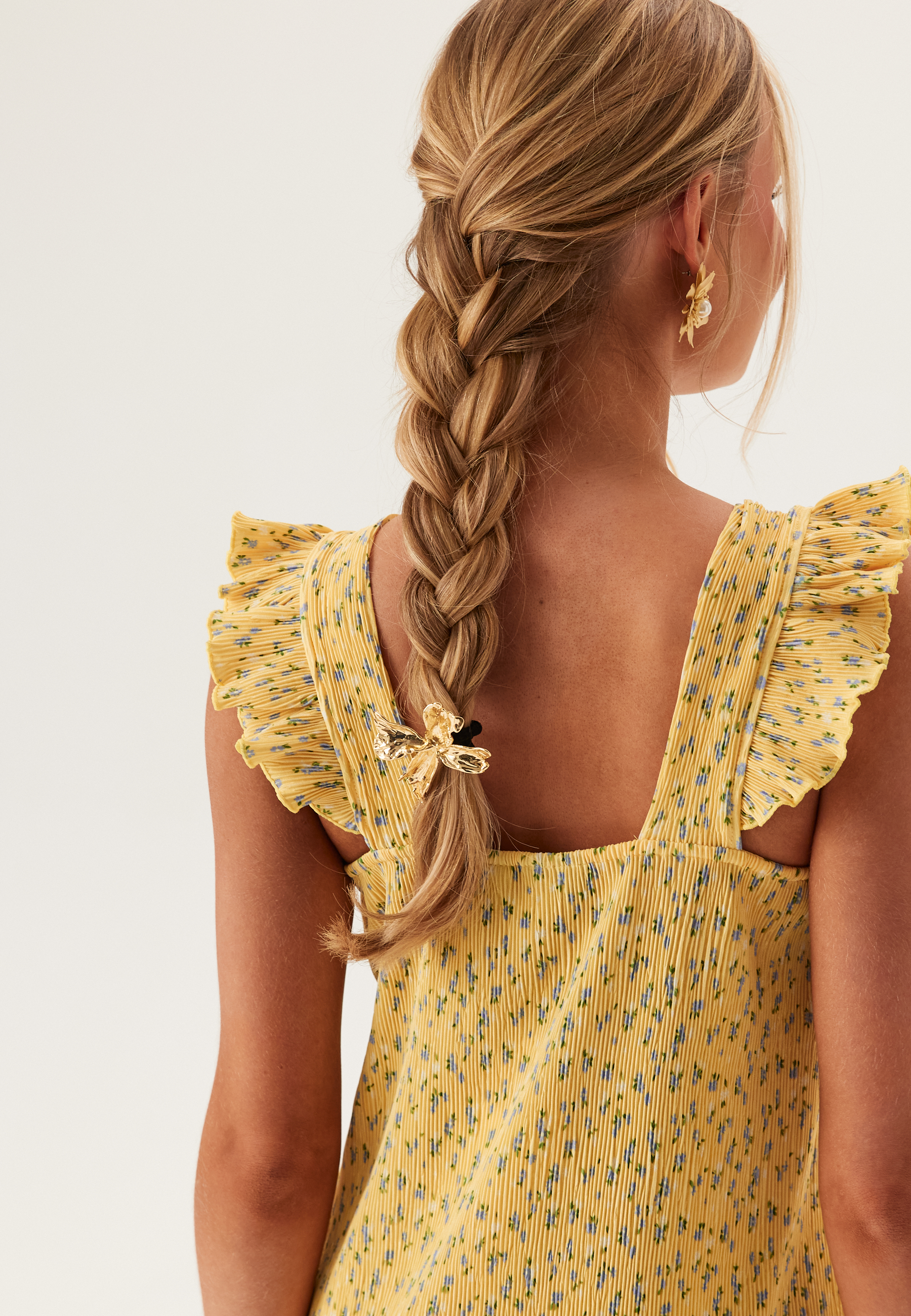 Pcflora Strap Flounce Dress 3