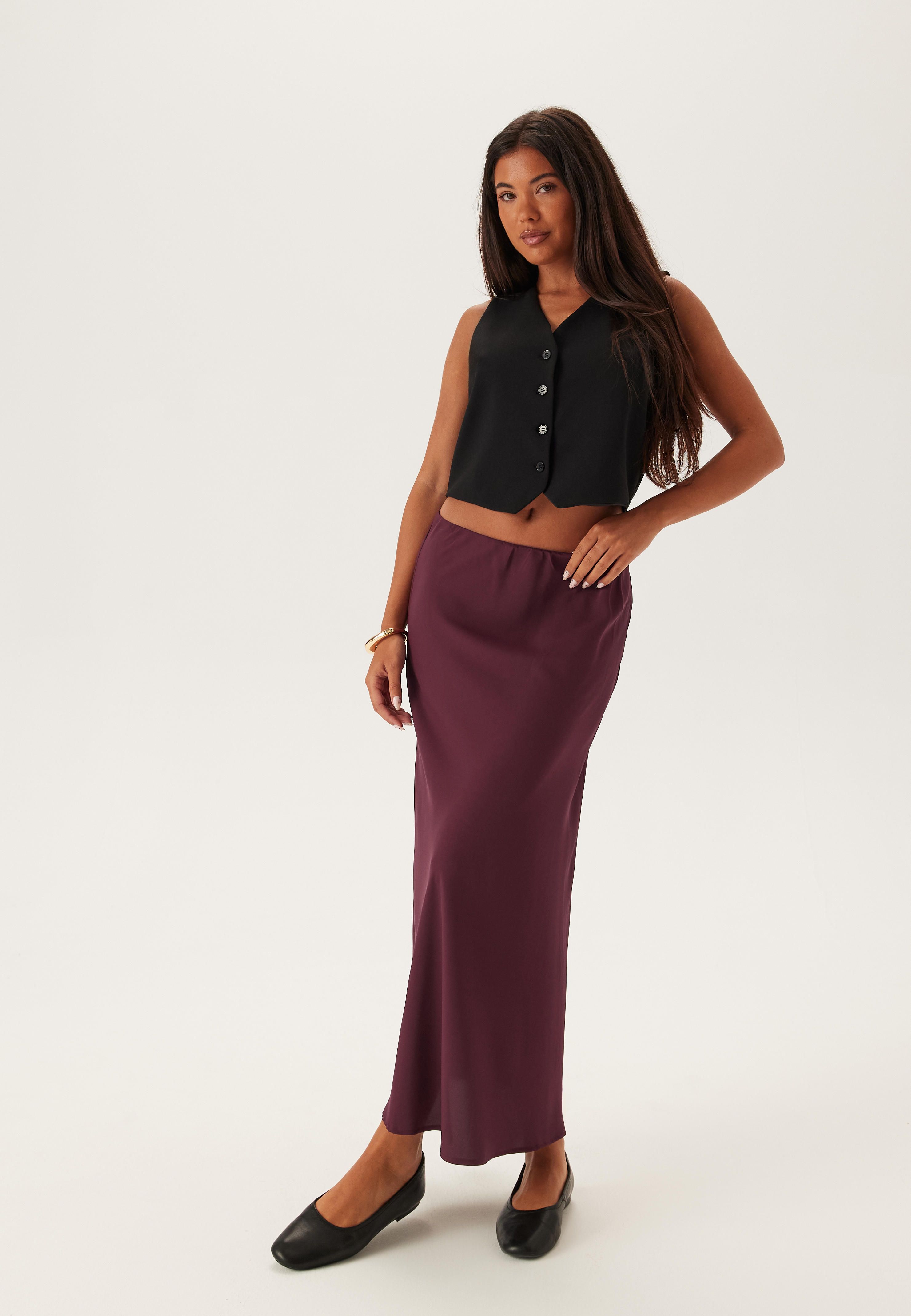 Pcfranan HW Midi Skirt 3