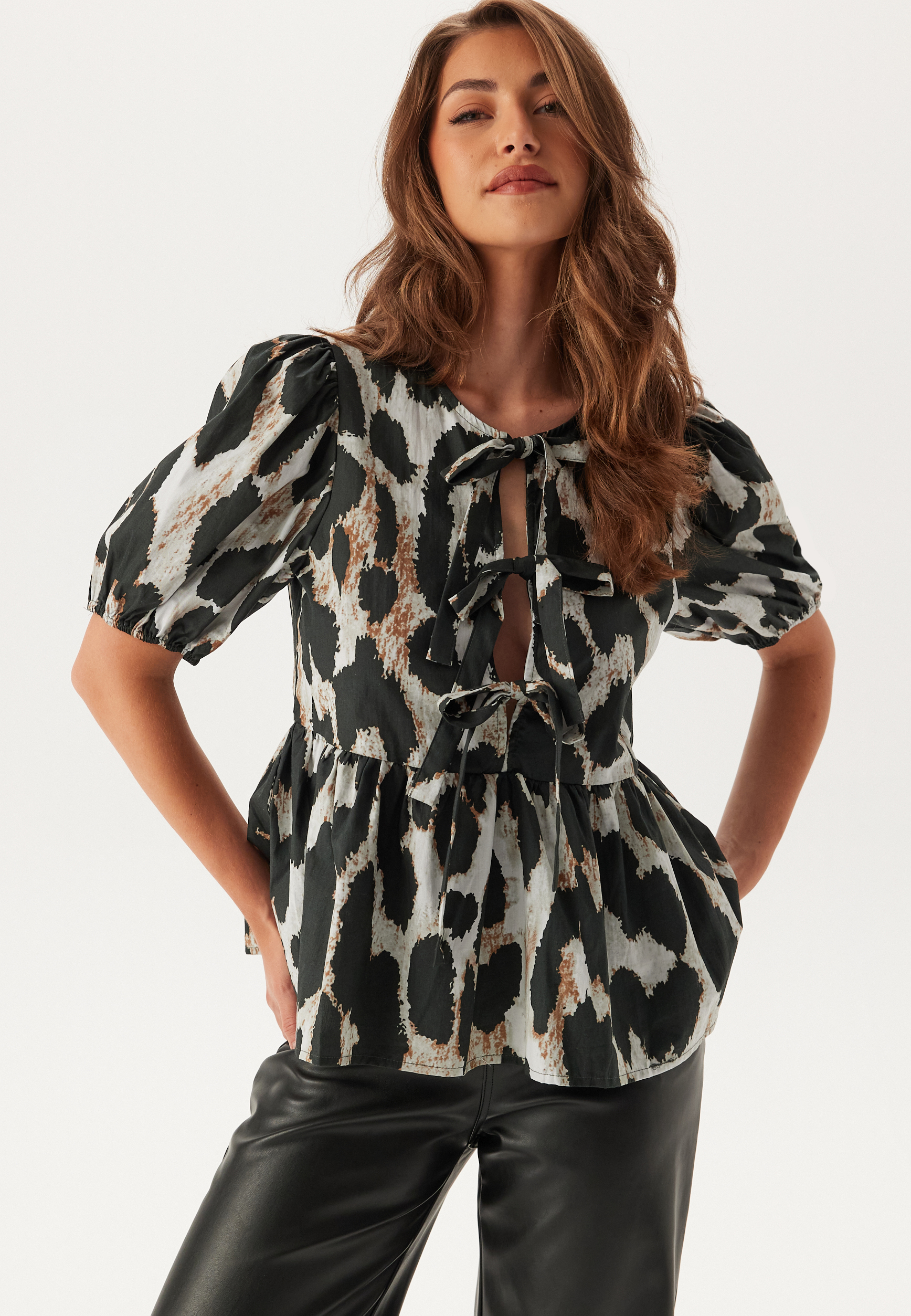 Pcjade 2/4 O-NECK TOP O-NECK T