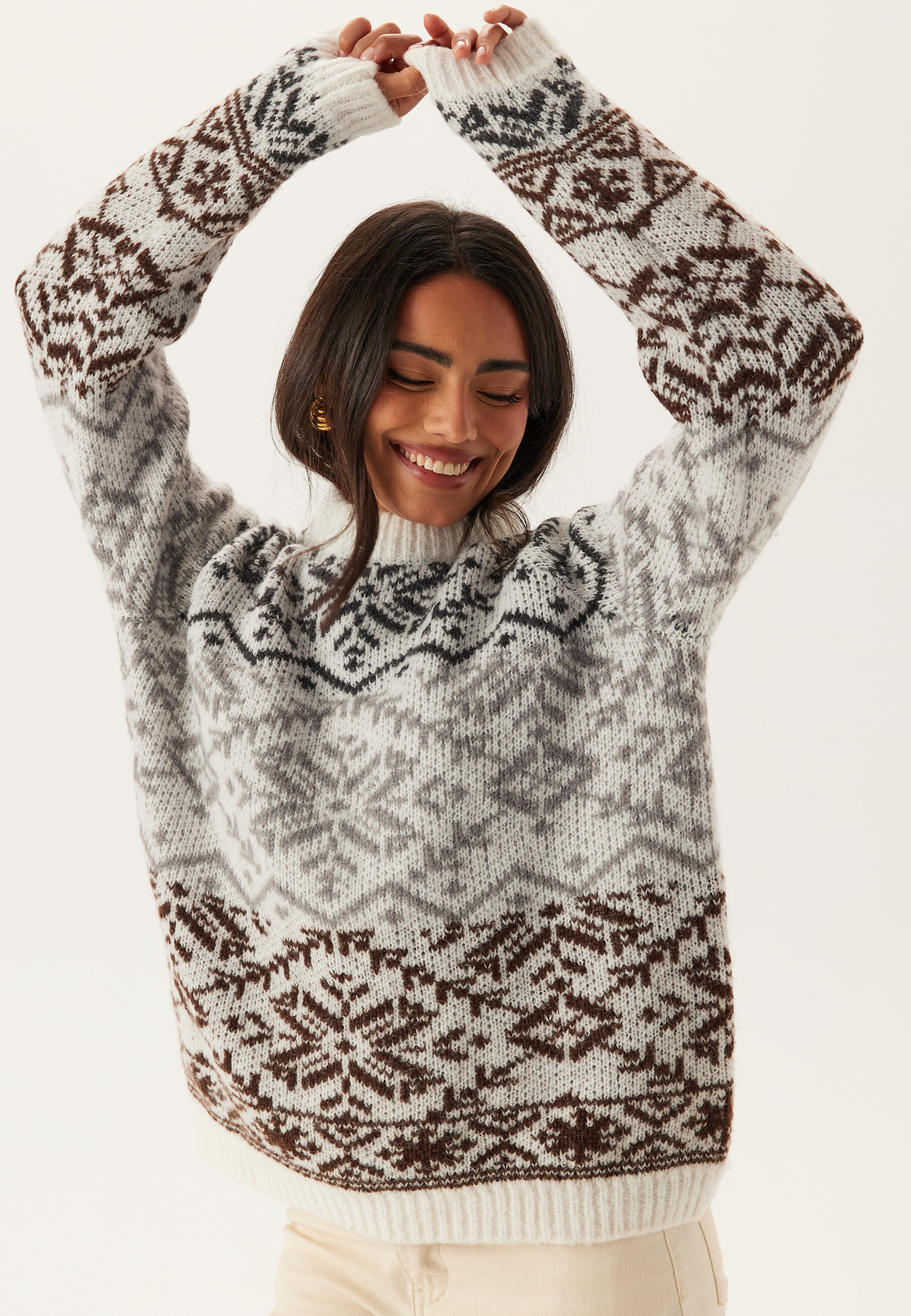 Pcjo Ls High Neck Knit 1