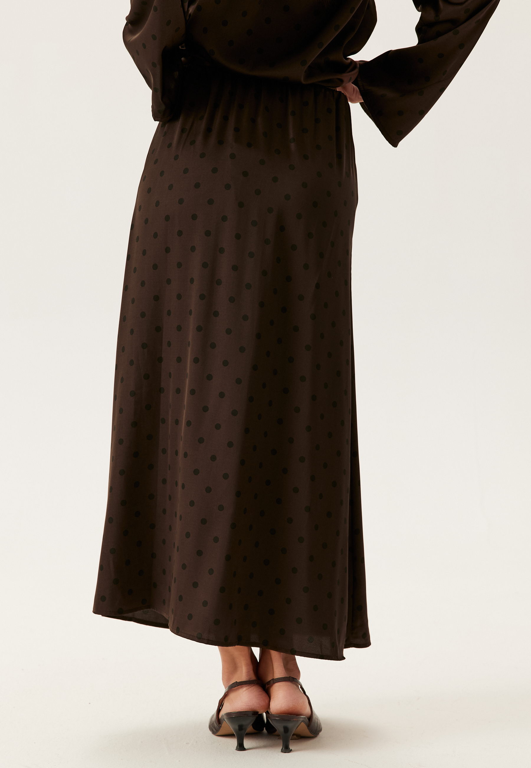 Pcjytta Hw Ankle Satin Skirt 2