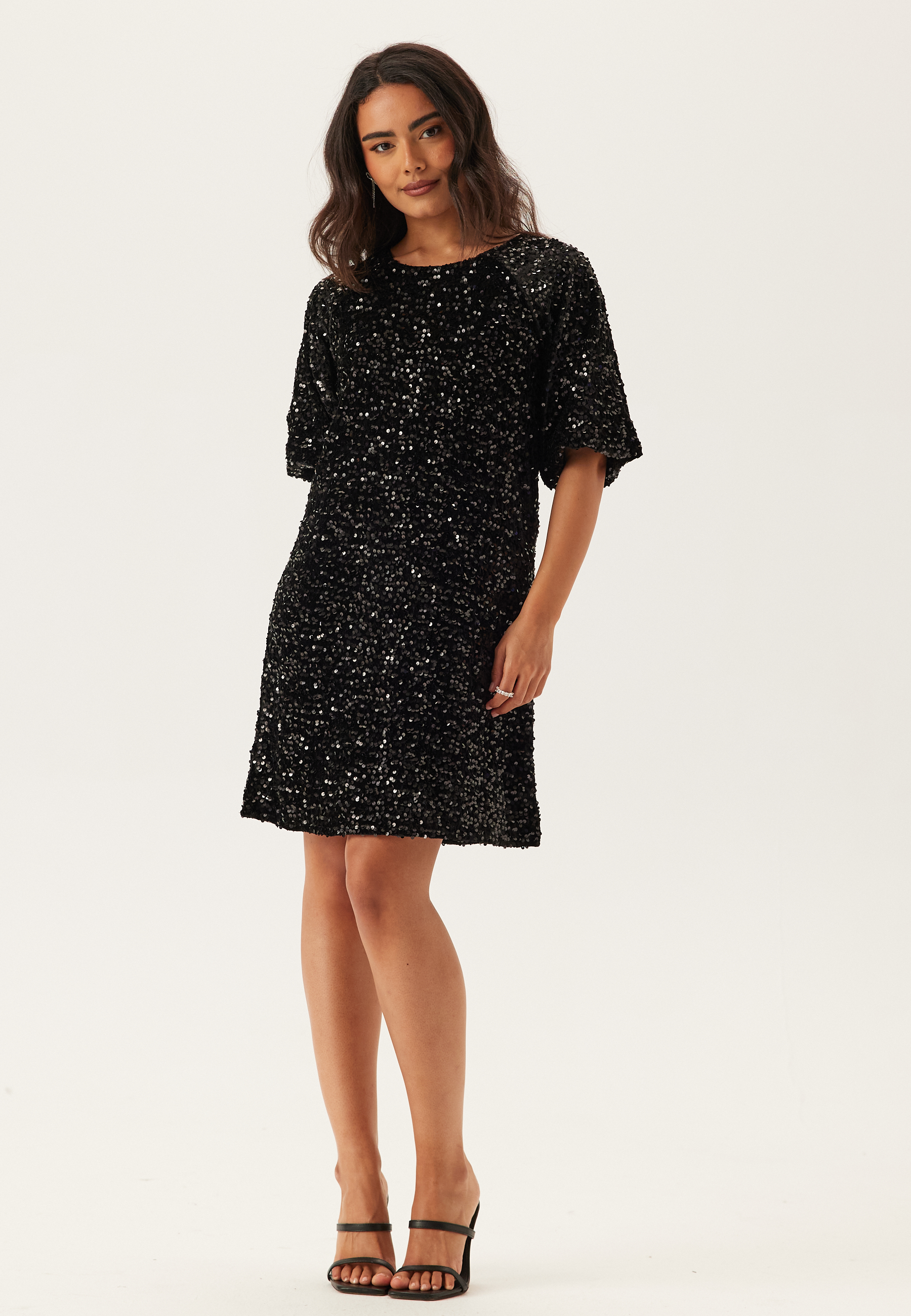 Pckam Ss Puff Sleeves Dress 3