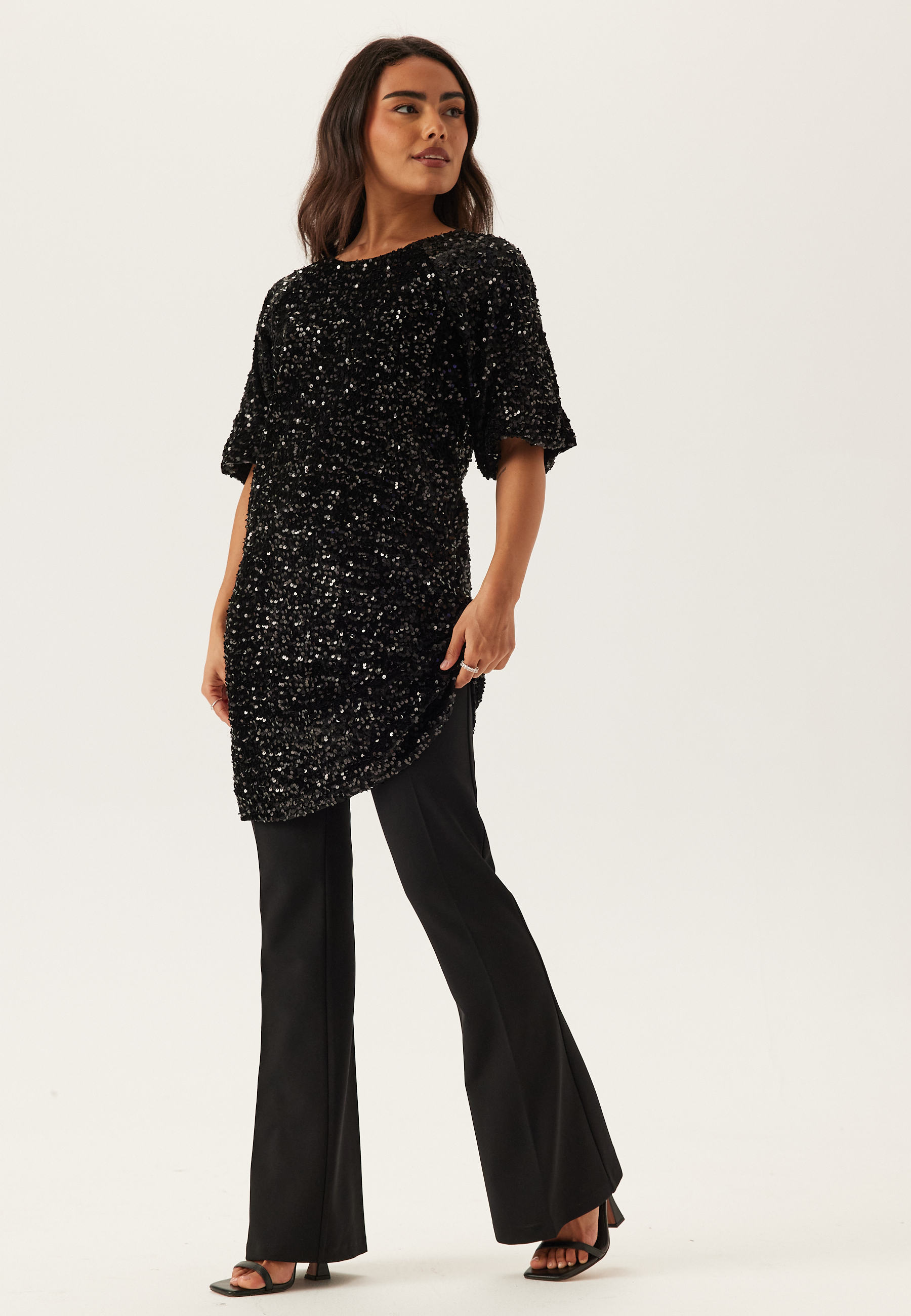 Pckam Ss Puff Sleeves Dress 6