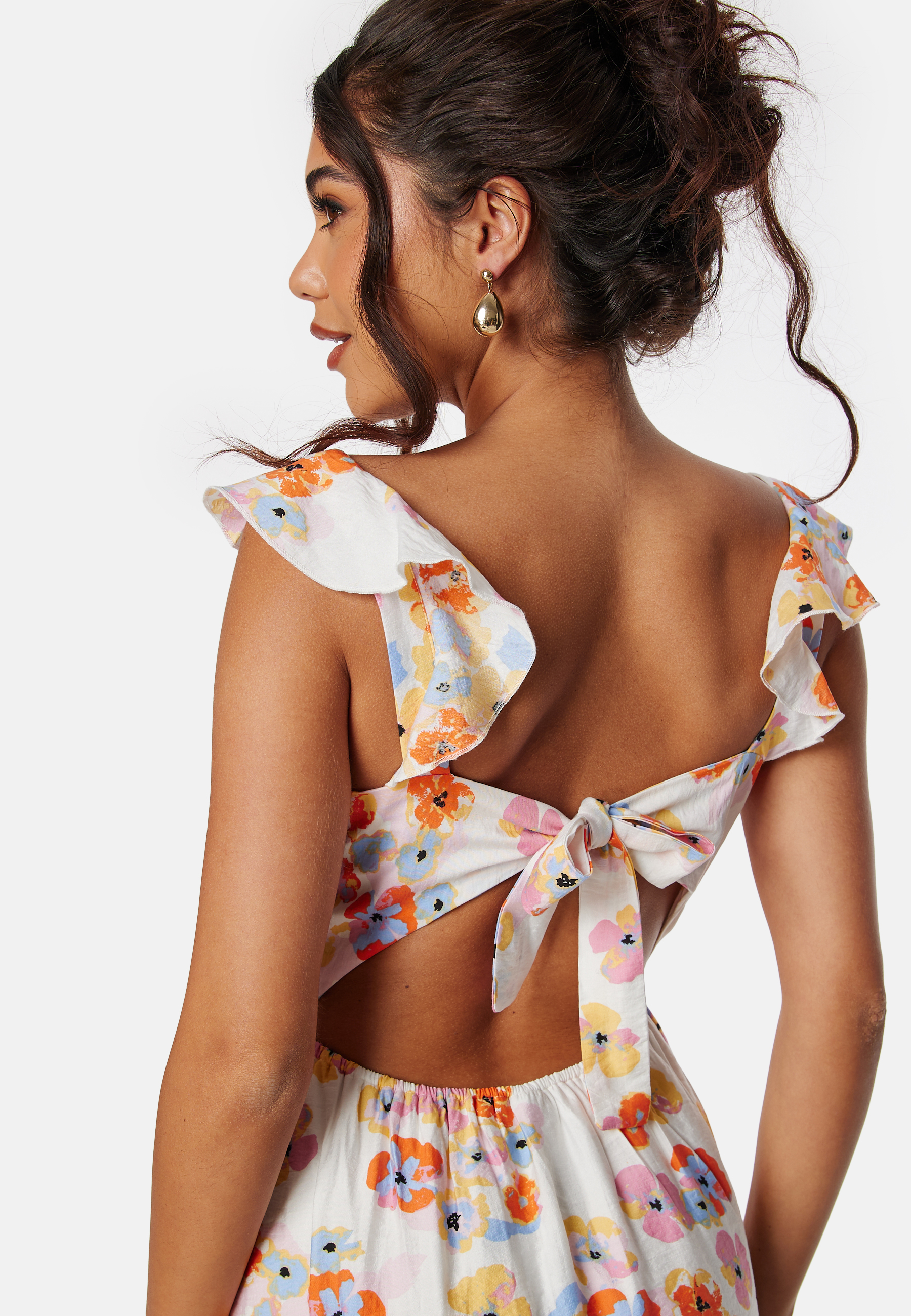 Pckarlson SL open back tie dress 2