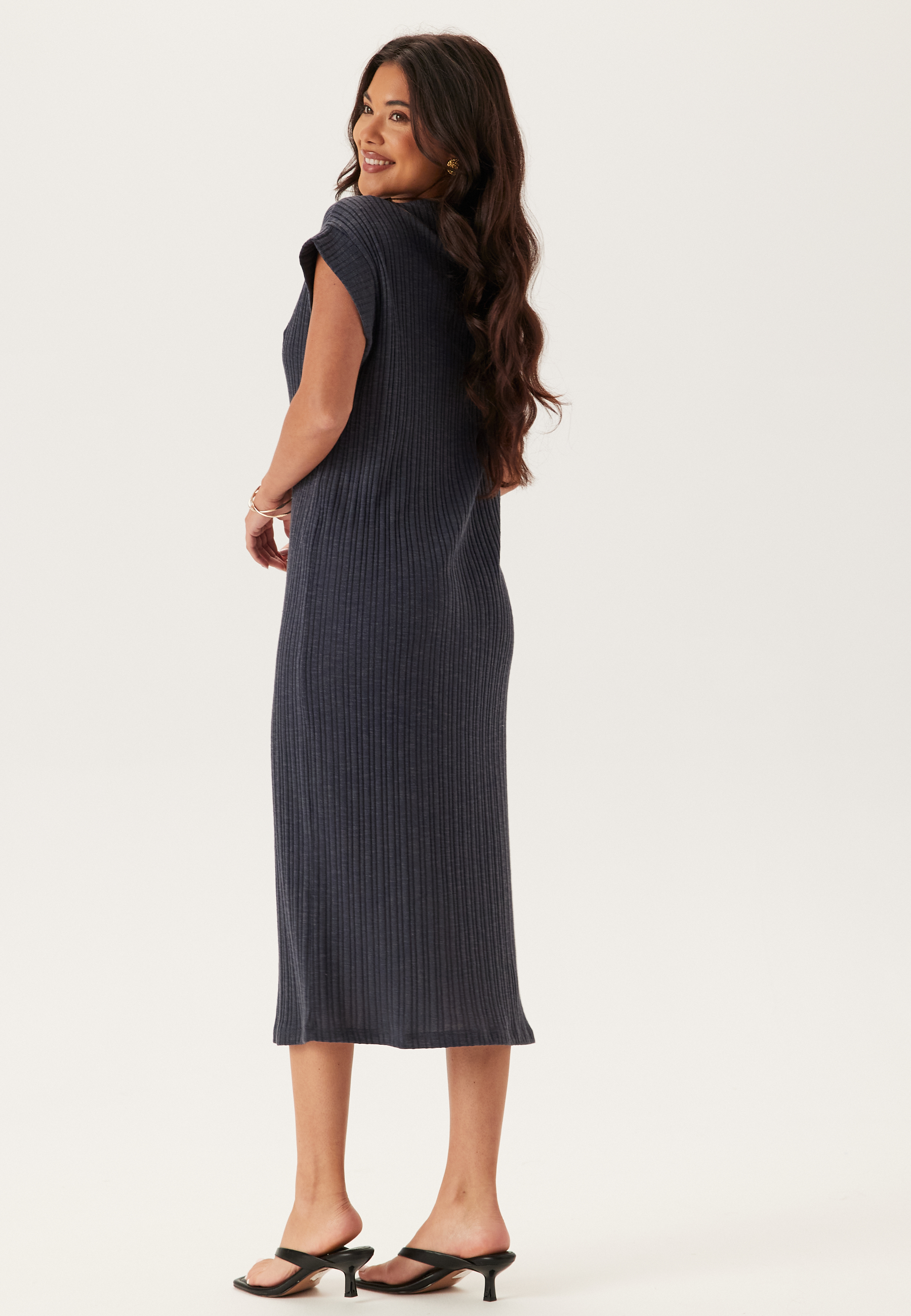 Pclena Ss Midi Dress 2