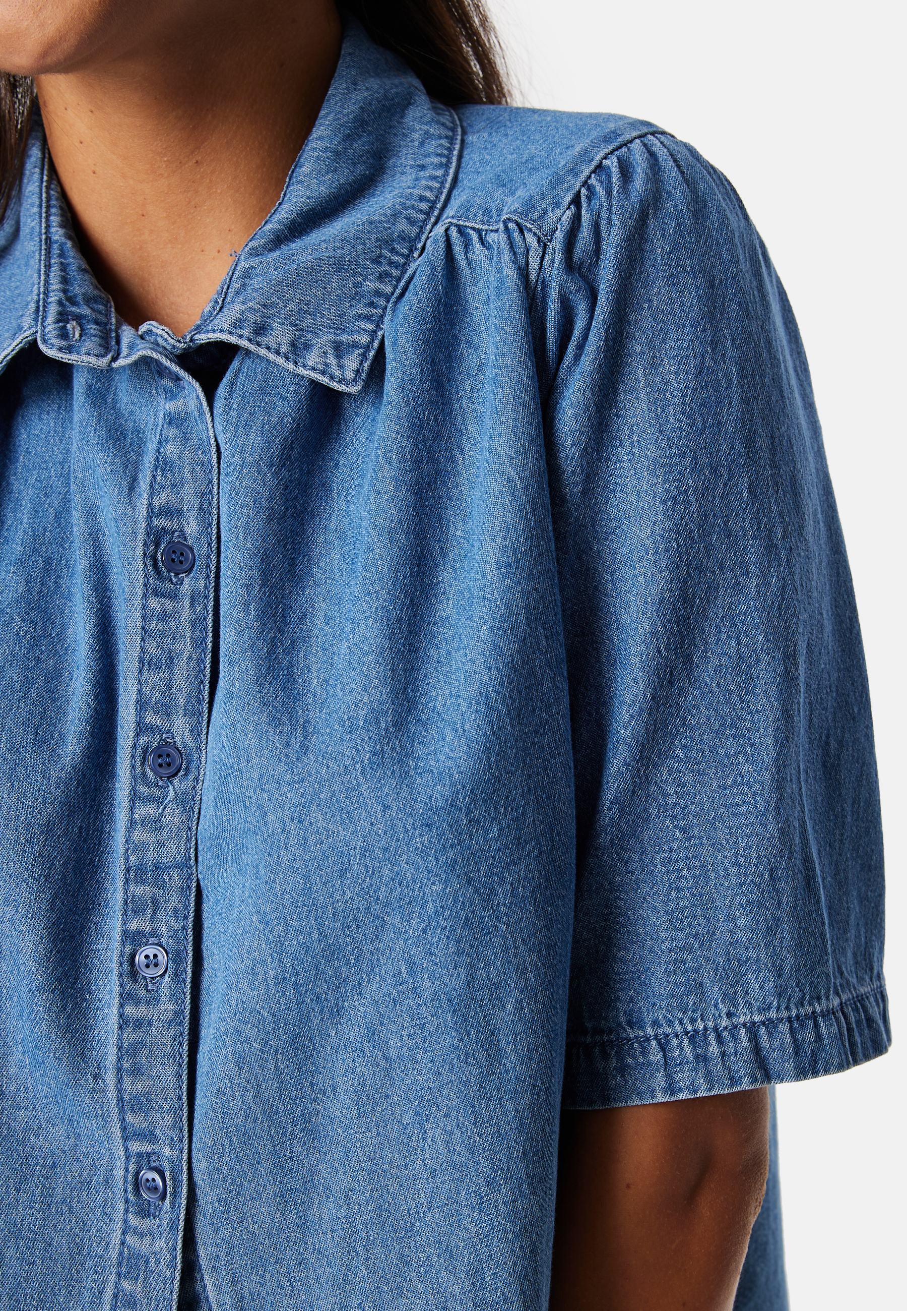 Pcmag SS Denim Shirt 3
