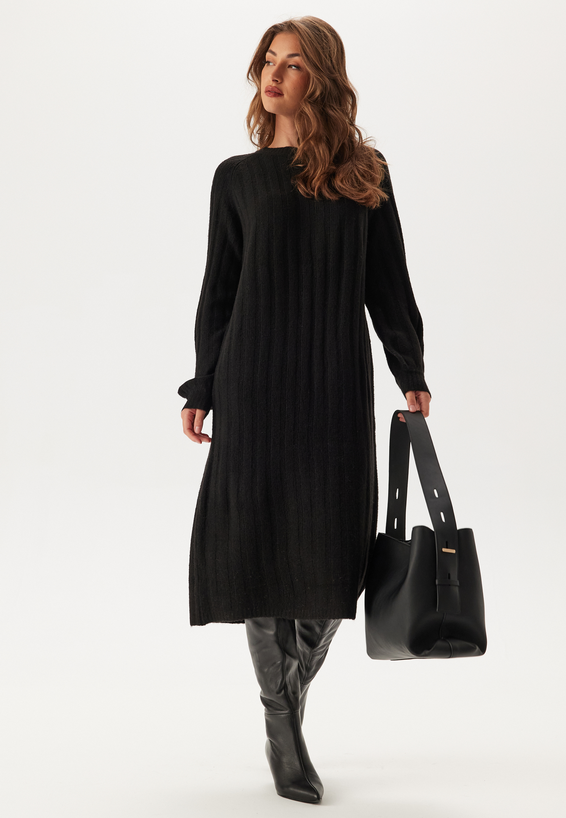 Pcmaggy Ls Knit Dress Noos