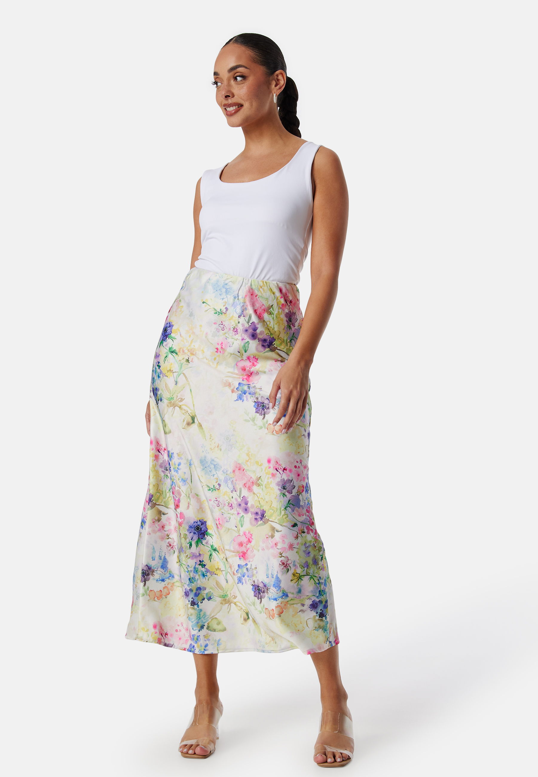 Pcmari High Waist long skirt 2