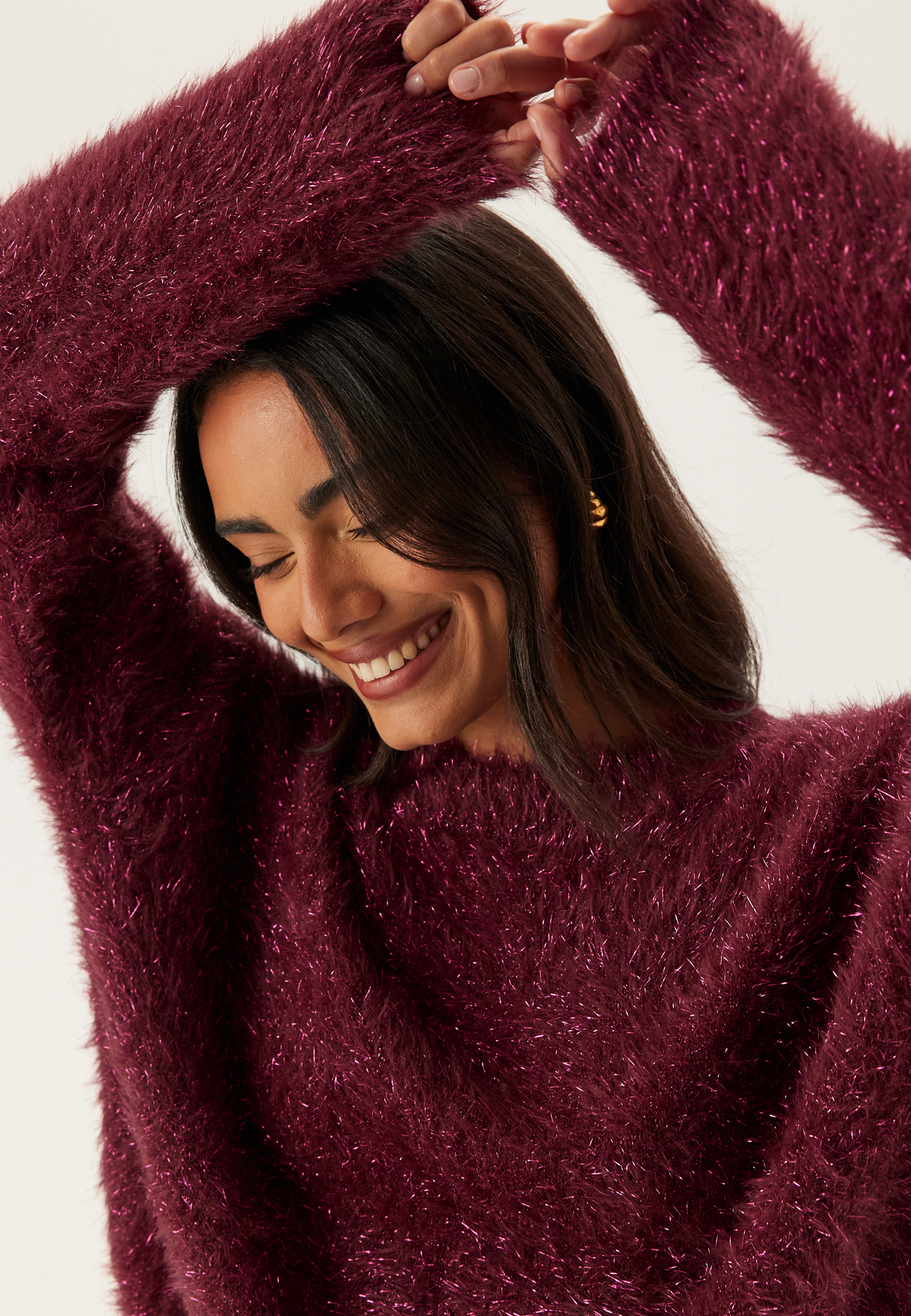 Pcmie Ls O-neck Knit 1