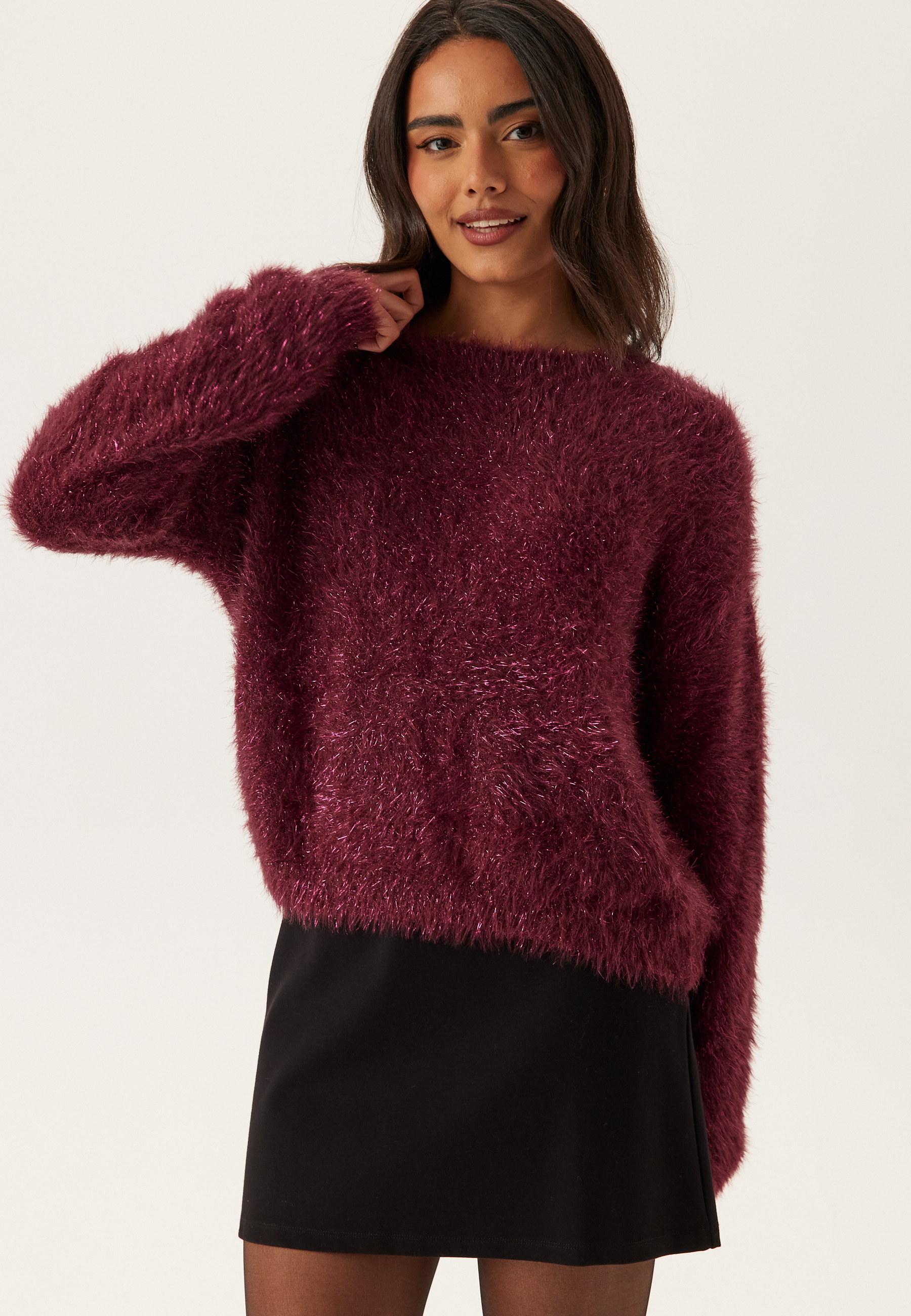 Pcmie Ls O-neck Knit 2
